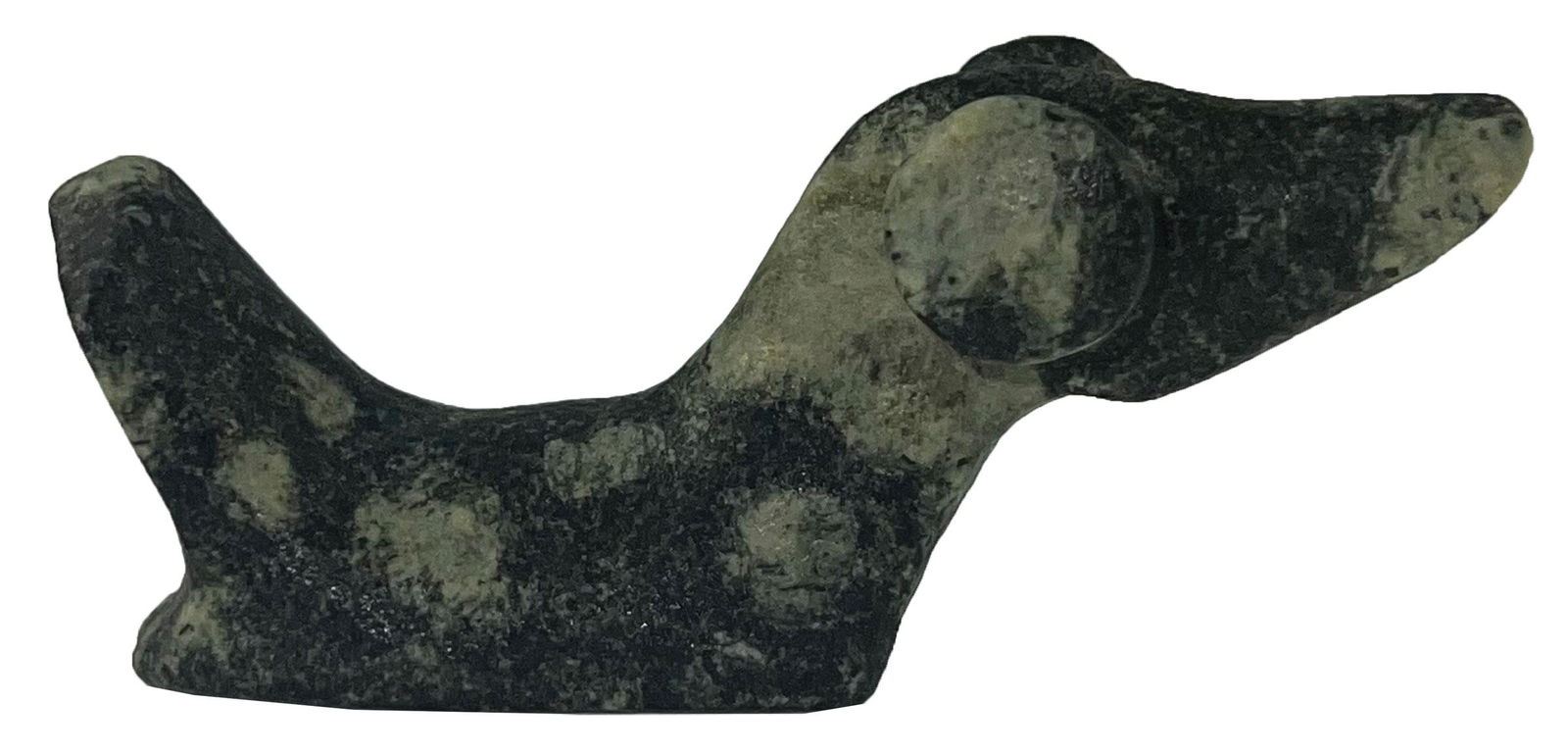 3 1/4" Popeyed Porphyry Birdstone.  Reproduction.  Excellent condition, fine display (1 of 5)