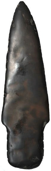 Large 14” Polished Flint Cermonial Blade. Maine: Large 14” Polished Flint Cermonial Blade. Maine