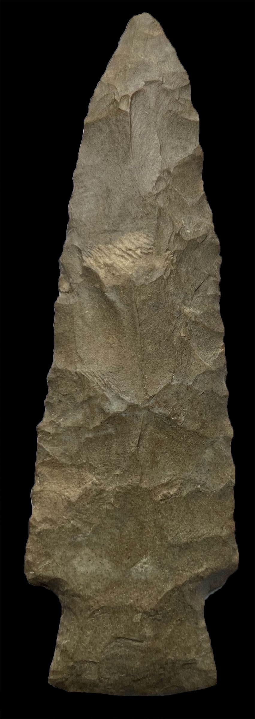 5 5/16" Lowe (Baker's Creek). KY. Dickey COA. Pictured in Overstreet #14. . Ex-Steve Cooper: 5 5/16" Lowe (Baker's Creek). Western KY. Large, robust Ft. Payne. example in very fine condition. Pictured in Overstreet #14 (color, p1299). Ex-Steve Cooper. Found by Terry Davis. Dickey COA