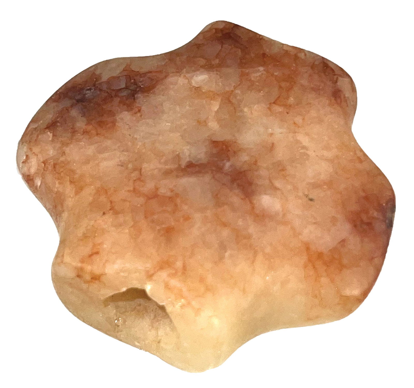 2" Quartz Bottle Bannerstone. Translucent Quartz. Very good condition. Fine little Bottle.: 2" Quartz Bottle Bannerstone. Found in Missouri. Pretty translucent Quartz. Some worn over chips on on back hole. Very good condition. Fine little Bottle. Ex-Tom Browner