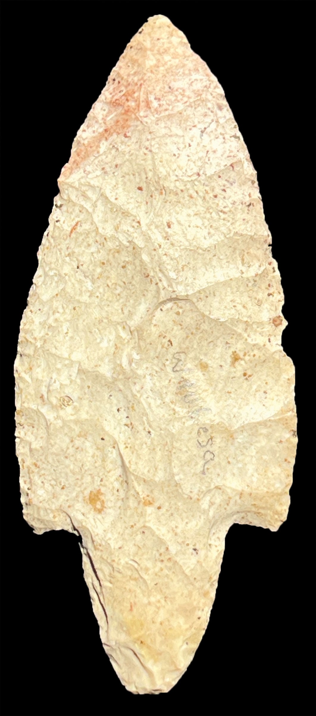 4" Waubesa. Pike Co, IL. Thin profile. Burlington with reddish tip. Ex-Dale Rector: 4" Waubesa. Pike Co, IL. Thin profile. Very good condition. Burlington with reddish tip. Ex-Dale Rector