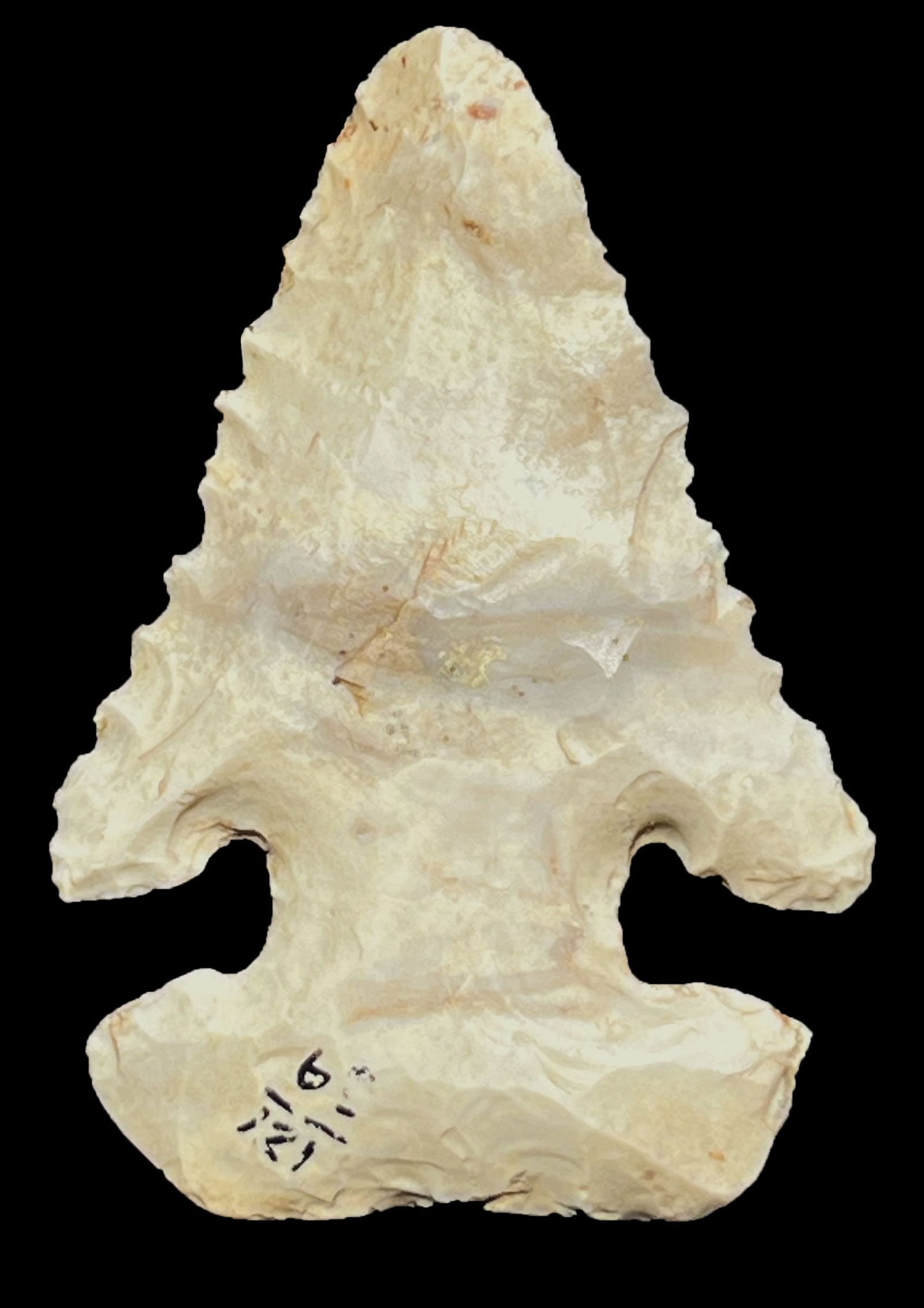 2 1/4" Thebes.  Mercer Co, KY.  Fine little Thebes made of Boyle Chert.  Davis G8 COA (1 of 5)
