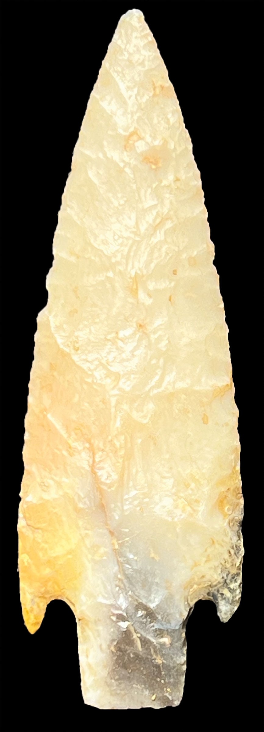 4 15/16" Little River Knife.  Little River Co, AR.  Translucent Novaculite.  Motley COA (1 of 3)