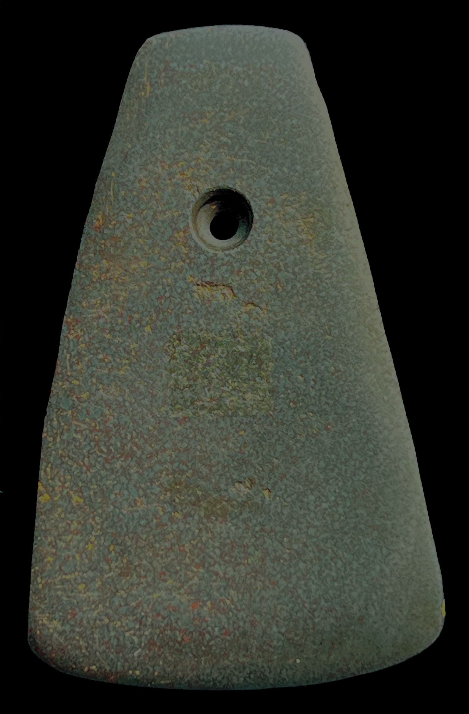 3 1/4" Hematite Pendant.  Pike Co, MO.  G10 quality and condition.  Davis G10 COA (1 of 3)