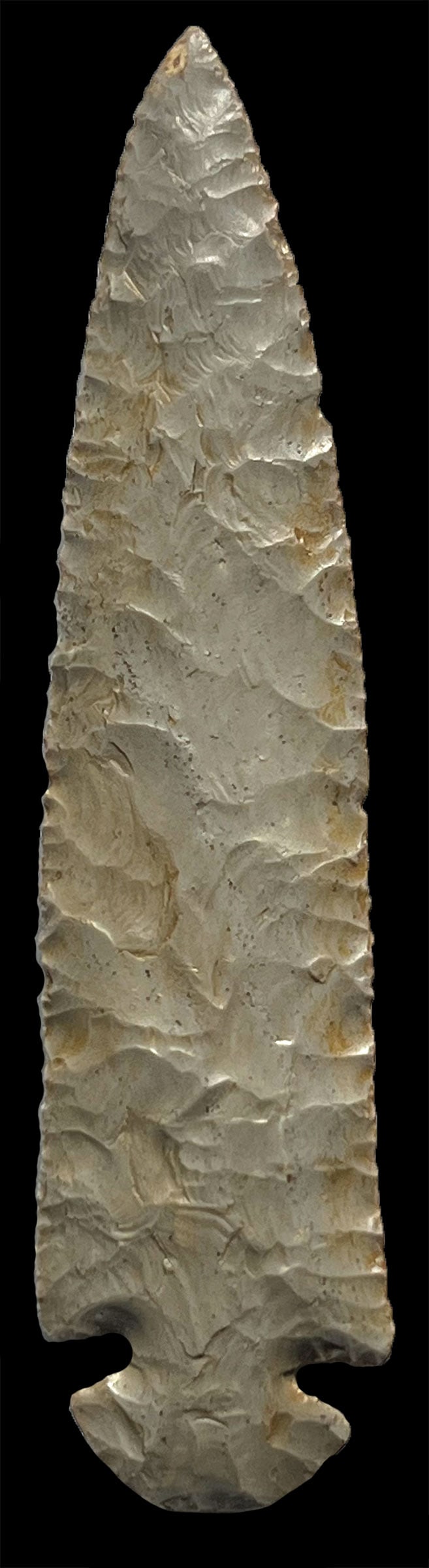 6 1/16" Dovetail.  Fairfield Co, OH.  Glossy gray Flntridge.  Putty G10 COA (1 of 2)