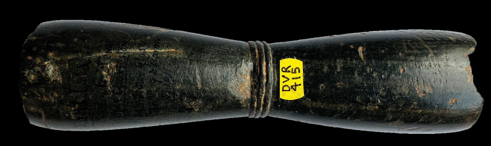 7 7/8" Biconical Tube Pipe.  Rhea Co, TN.   Well polished Steatite.  Pictured.  Ex-Dale Rector.  COA (1 of 10)