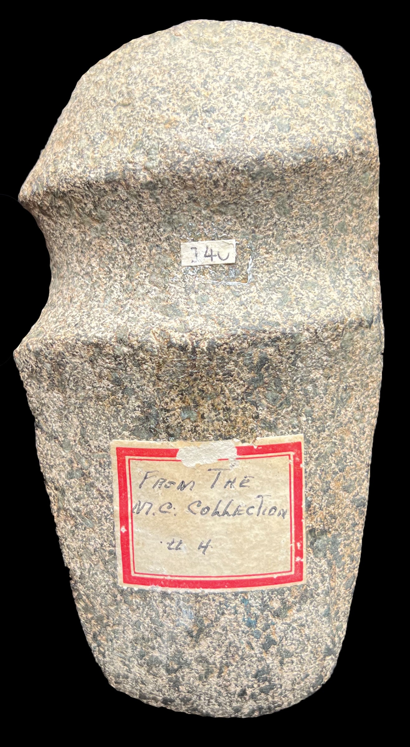 5 1/2" 3/4 Groove Axe.  Fulton Co, IL.  Fine condition, wonderful symmetry.  Ex-Dale Rector. (1 of 3)