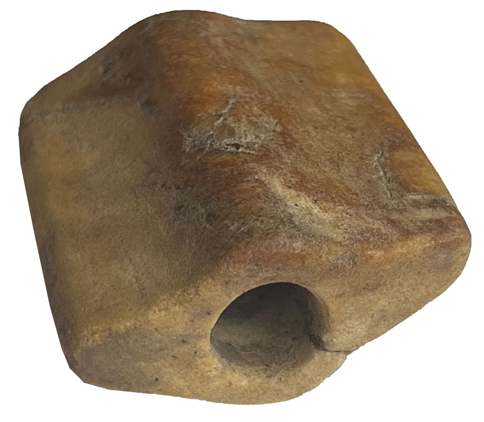 2 1/8" Hardstone Bannerstone and 4 5/8" Antler Hook. Jefferson County, Kentucky.  COA (1 of 7)