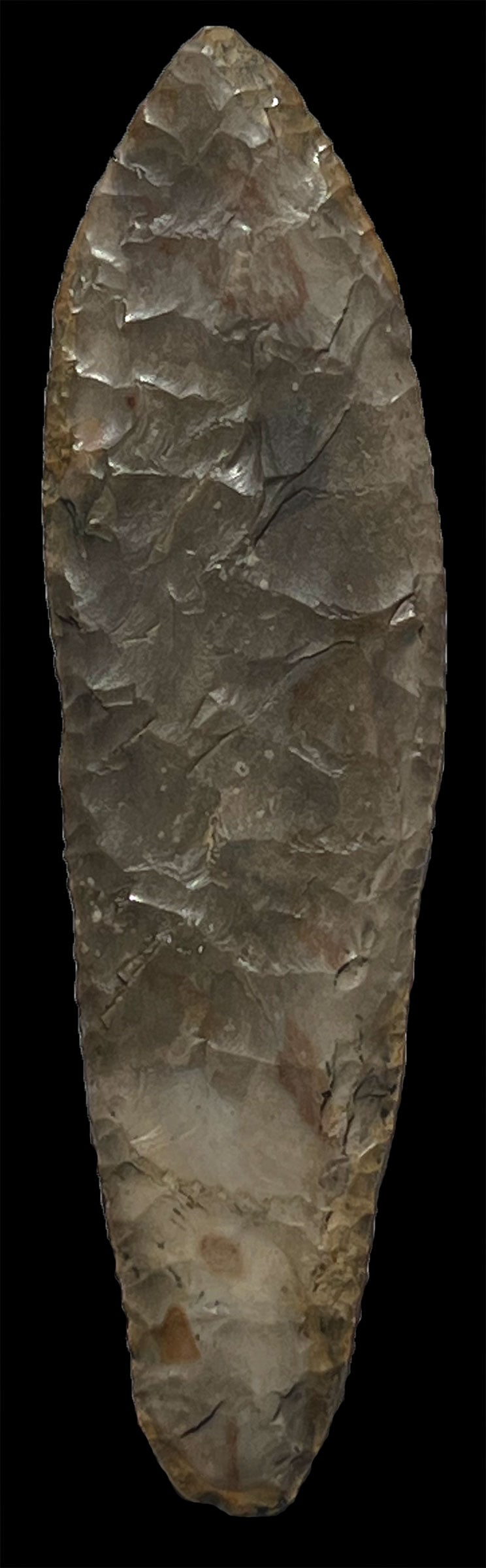 7 5/8" Edwards Chert Caddo Blade.  Clark County, Arkansas.  Davis, Partain, and Jackson COAs (1 of 3)