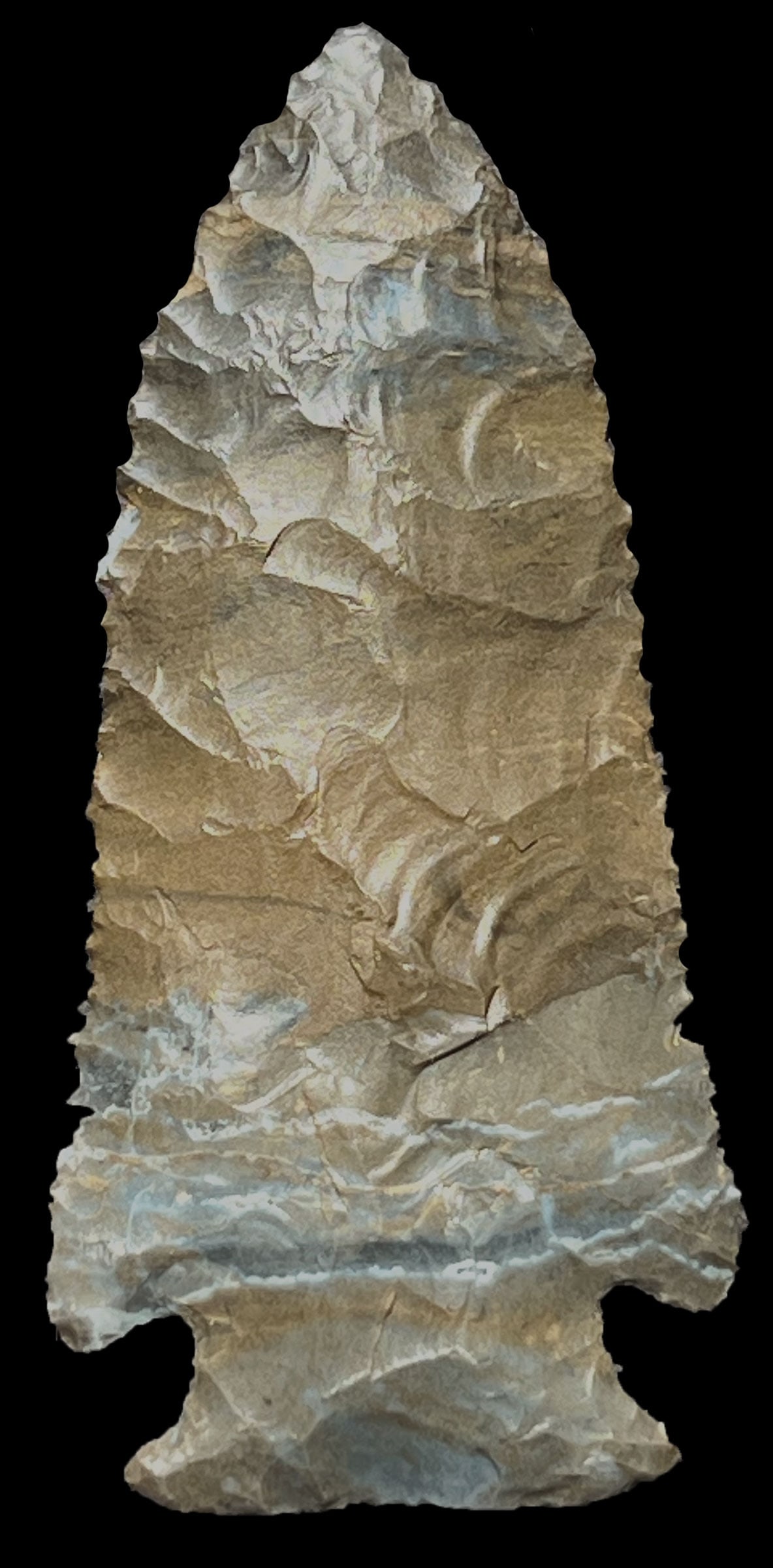 3 1/4" Roy Hathcock Hardin.  Greene Co, AR.  Ex-Dale Rector.  Davis G10 COA (1 of 4)