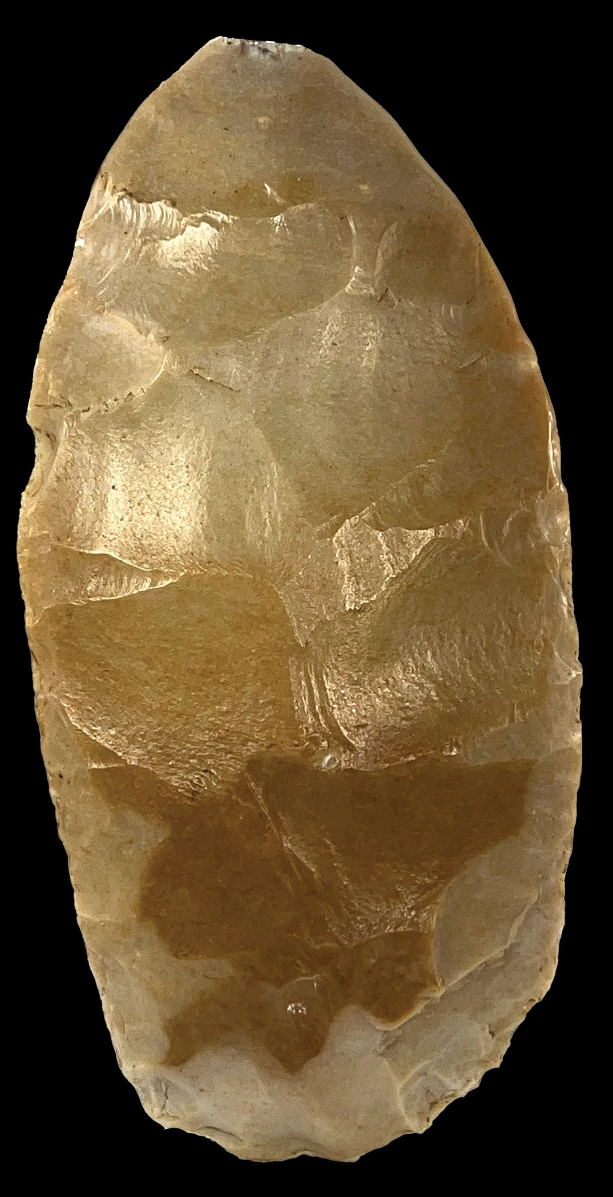 8 3/4" Kaolin Flint Hoe.  Ex-Mitch Lewis (1 of 3)