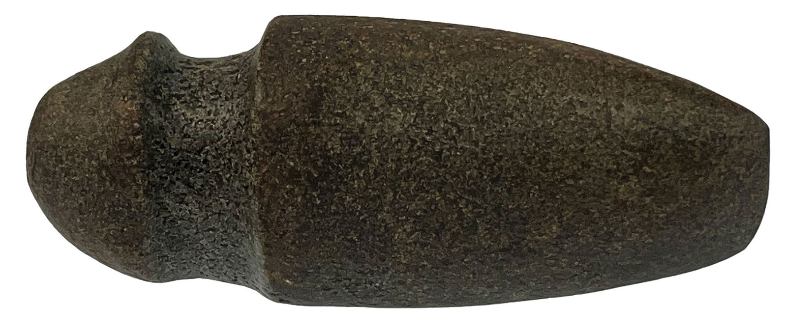 6" 3/4 Grooved Axe.  Alexander Co, Illinois.  Green Hardstone.  Ex-Col. Vietzen (1 of 6)