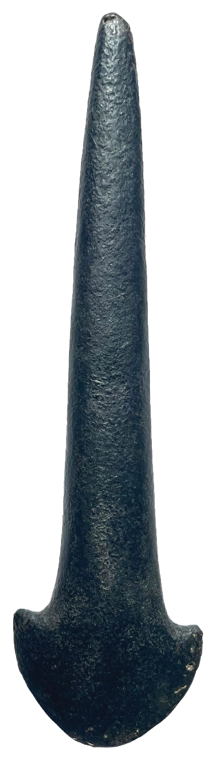 11 1/4" Black Hardstone Spud.  Greene Co, Indiana. Davis and Jackson COA's (1 of 4)