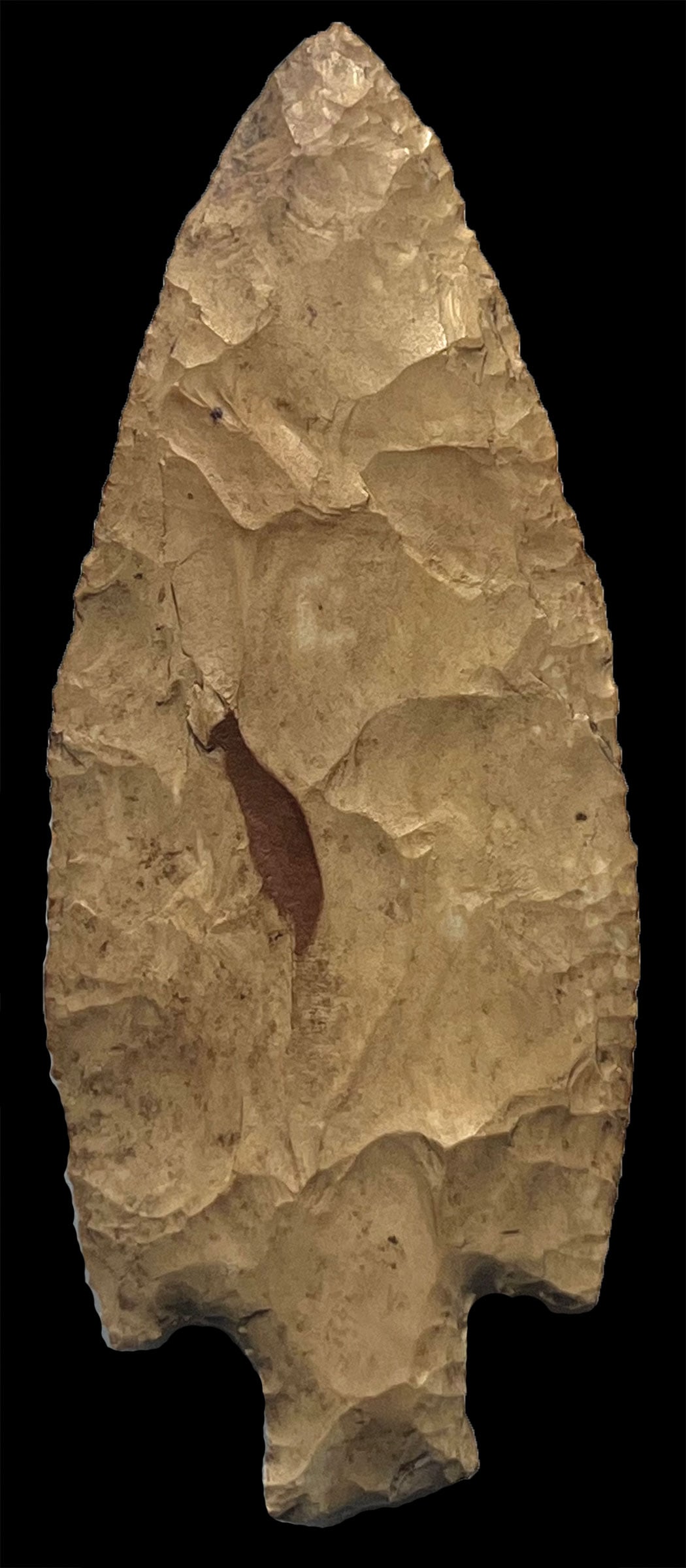 5" Little Bear Creek. Hardin Co, TN. Ex-Sean Cotner. Ft Payne Chert. Dickey COA.: 5" Little Bear Creek. Hardin Co, TN. Ex-Sean Cotner. Ft Payne Chert. Dickey COA.