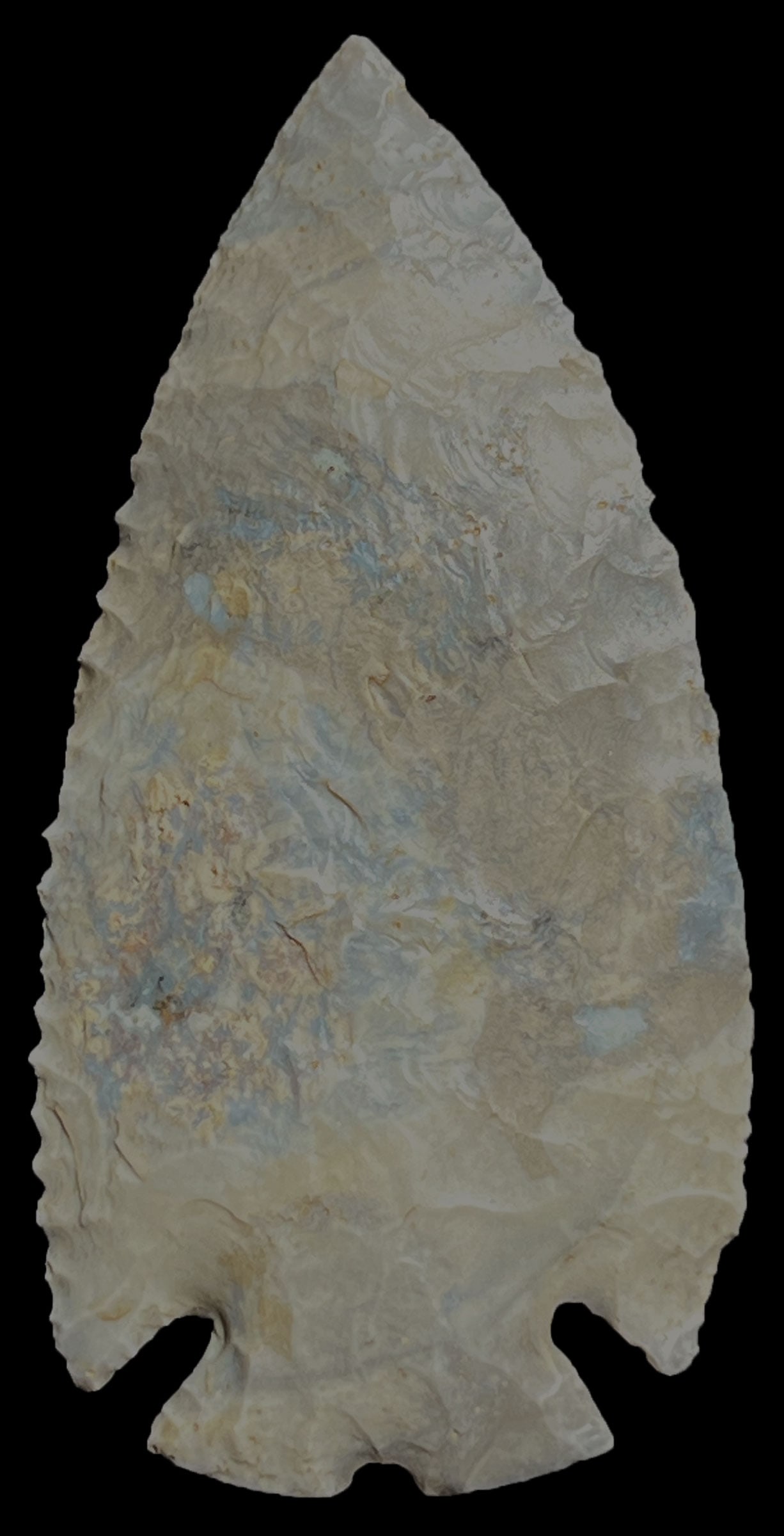 3 7/16" Notched Base Dovetail.  Hardin Co, KY.  Ex-Dale Rector.  Pictured.  Jackson G9+ COA (1 of 5)