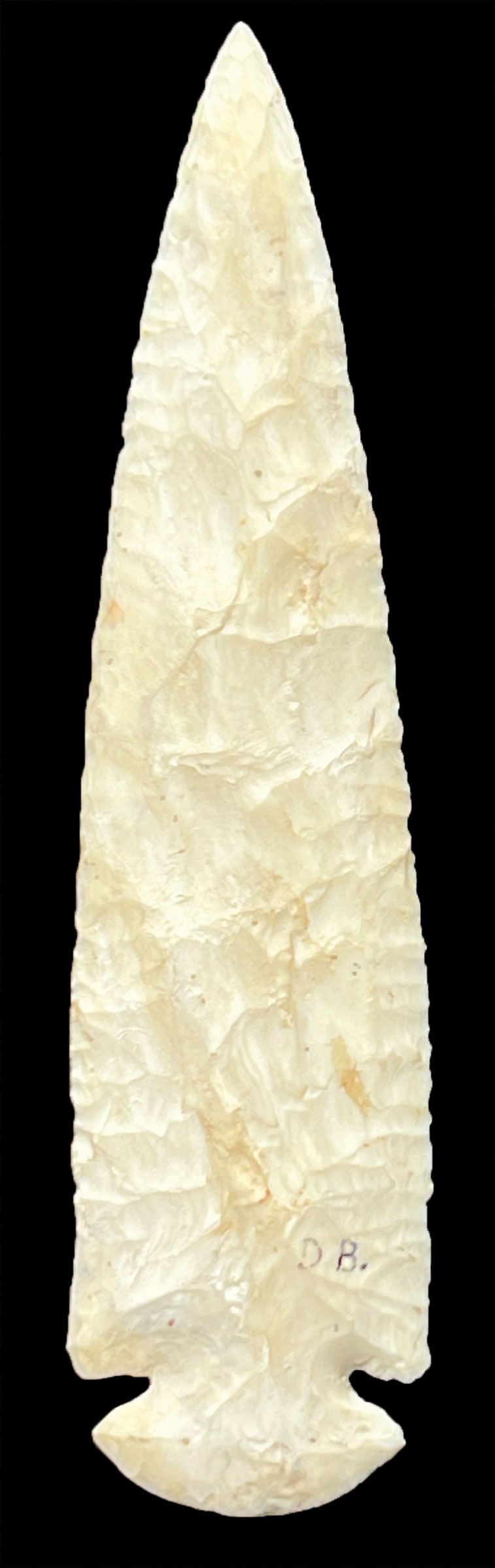 5 5/16" Dovetail.  Pike Co, IL.  Minor restoration to tip and near notch. Ex-Randy Hudson.  Rogers (1 of 3)