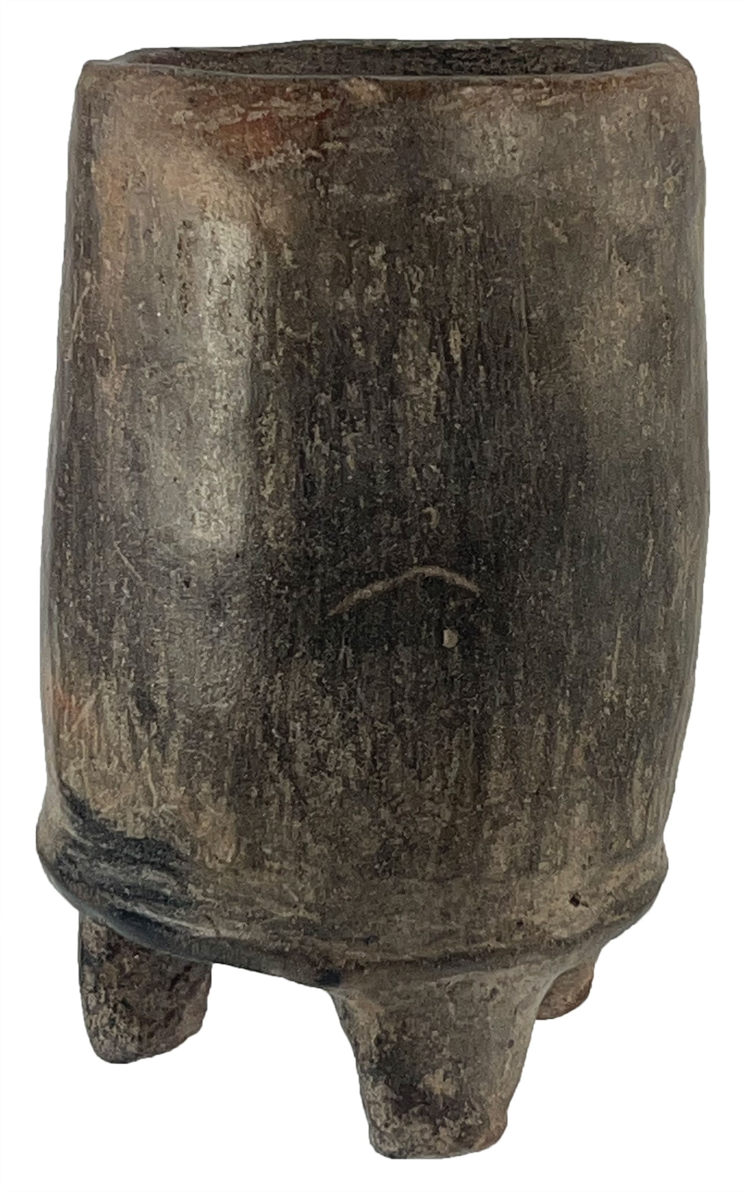 5 5/16" Colima Footed Vessel. Mexico. Very polished finish. Ex-Nick Gatses: 5 5/16" Colima Footed Vessel. Mexico. Very polished finish. Ex-Nick Gatses