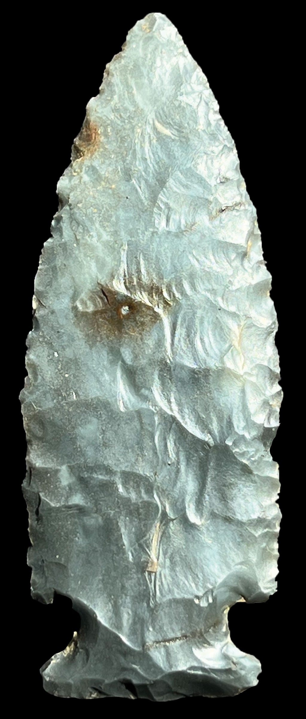 3 5/16" Big Sandy.  Hardin Co, KY.  Large example made of deep purple Sonora. (1 of 2)