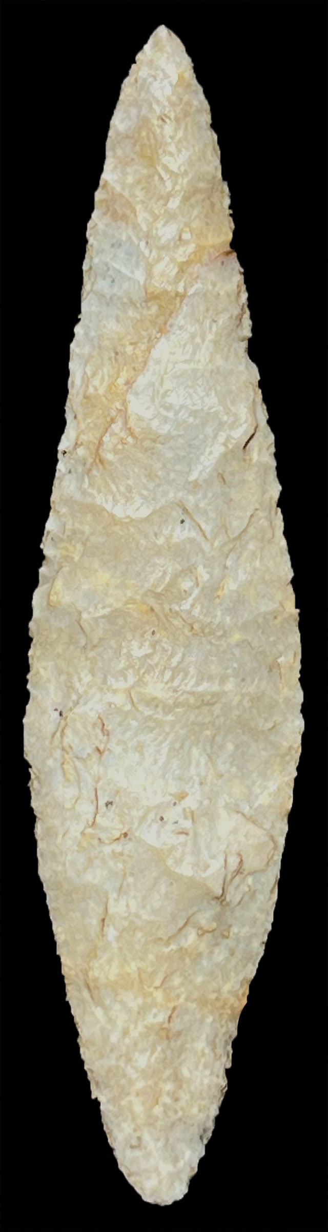 4 15/16" Harahay.  Bath Co, KY (Salt Lick).  Boyle Chert.  Ex-Dale Rector, Bill Pinkston.  Davis G9 (1 of 5)