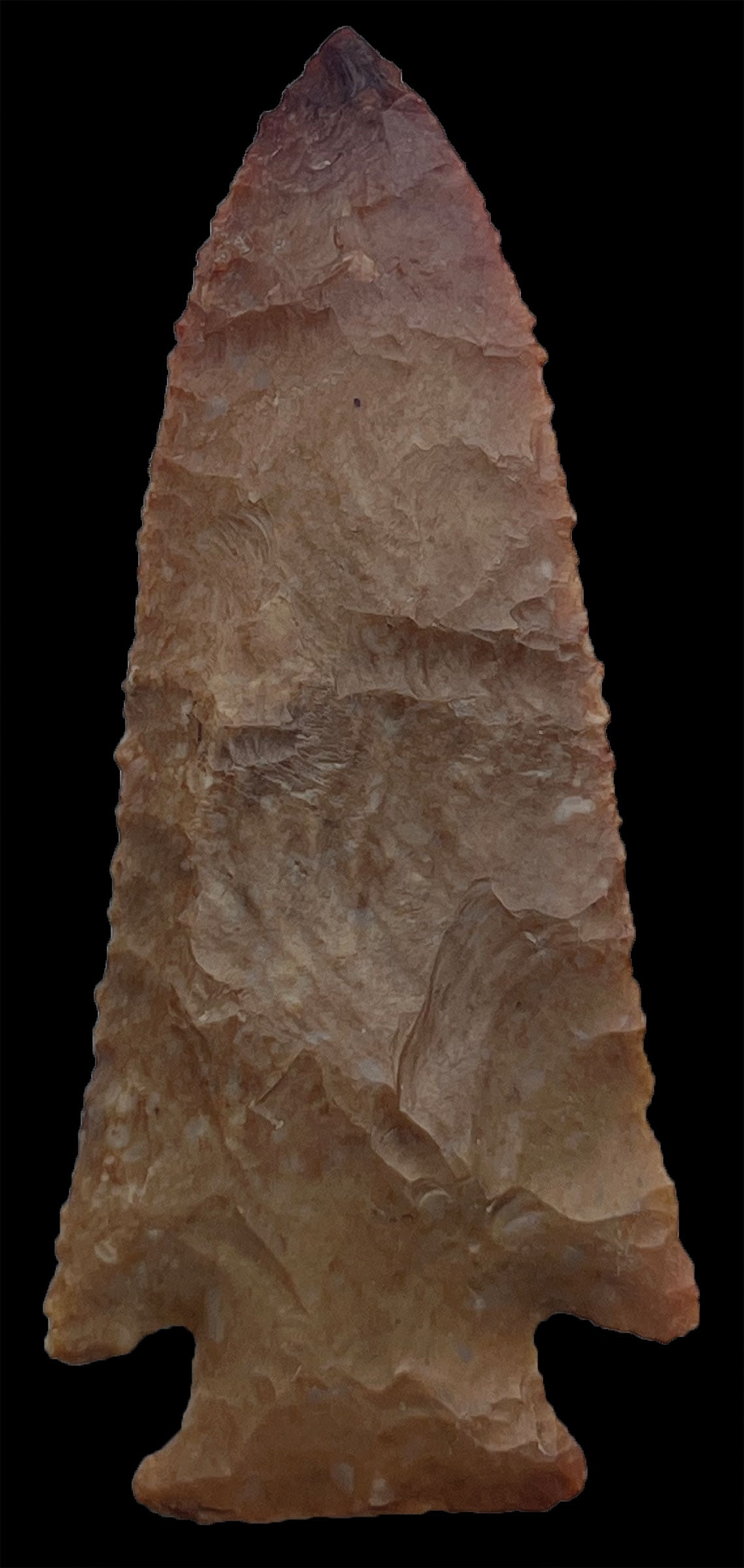 4 1/16" Knobbed Hardin.  Union Co, IL.  Glossy Kaolin.  Ex-Dean Mesnard.  Putty G10 COA (1 of 3)