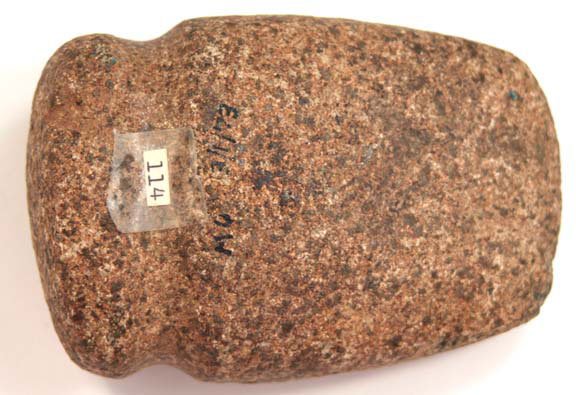 4 1/8” Full Groove Axe. Missouri. Ex-Bernacchi: 4 1/8” Full Groove Axe. Missouri. Speckled Granite. Ex-Bernacchi