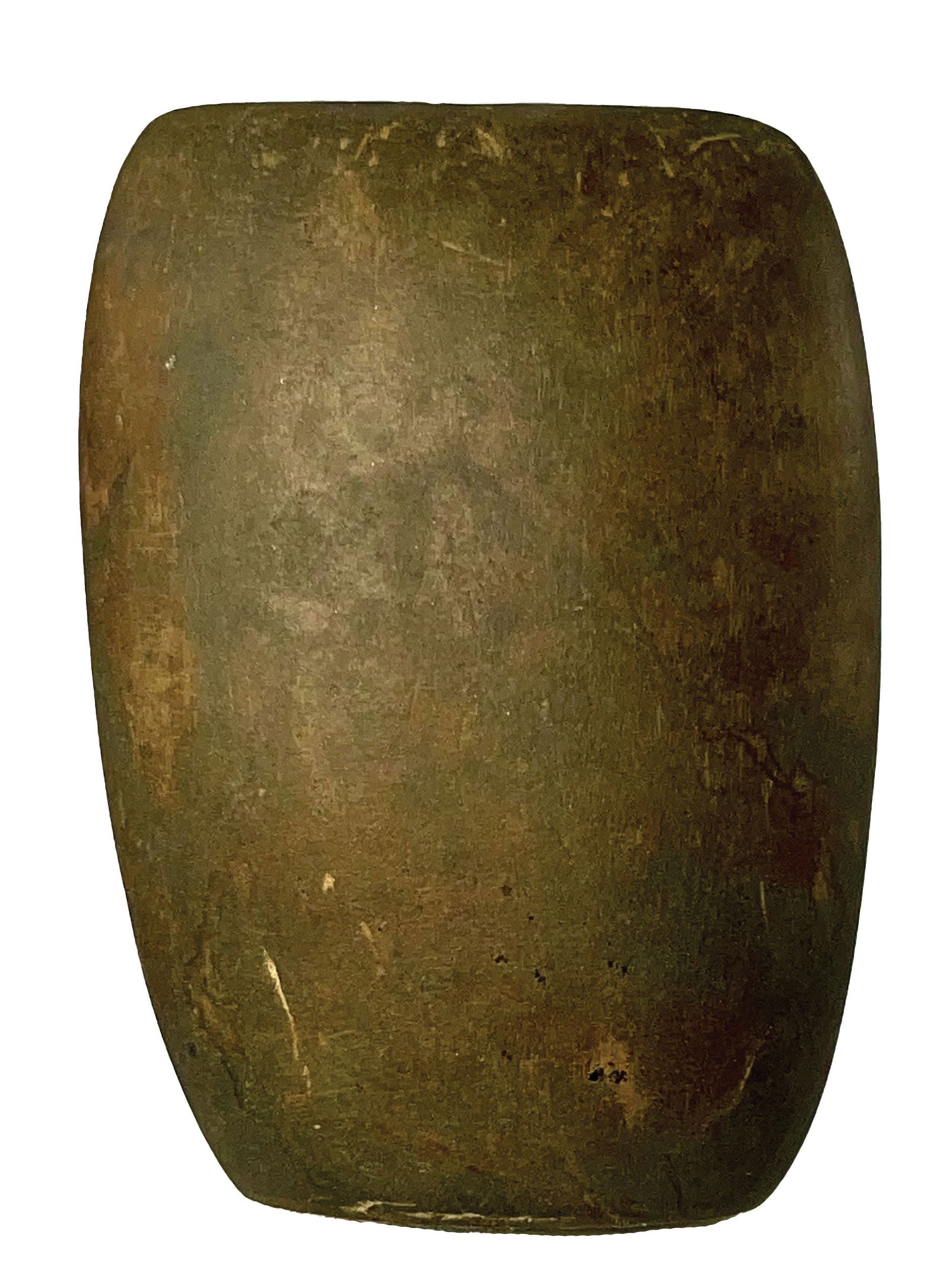 2 7/8" Flattened Tube Bannerstone. Harrison Co, IN. Davis COA (1 of 8)