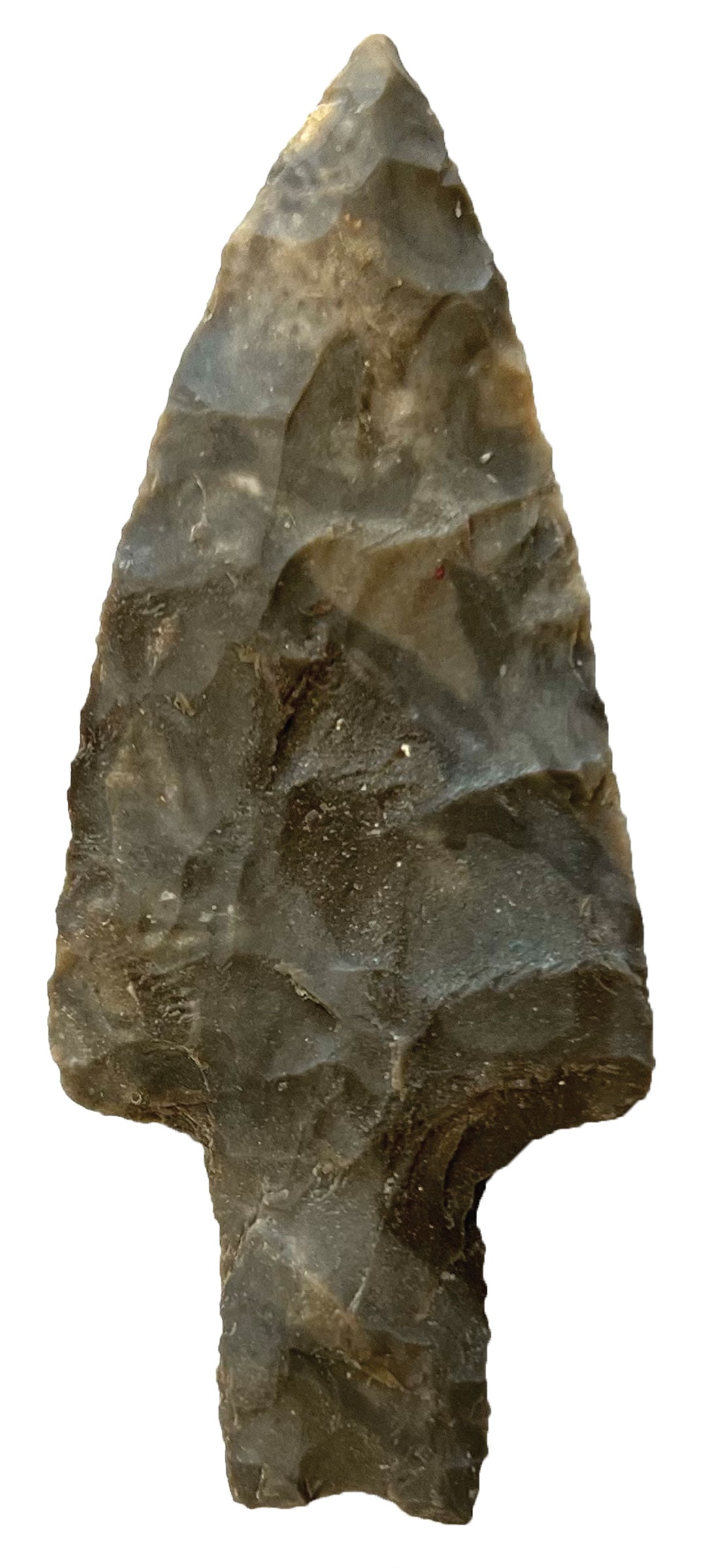 3 3/4" Oakalla. Grey Color Chert. Texas. Rogers COA (1 of 3)