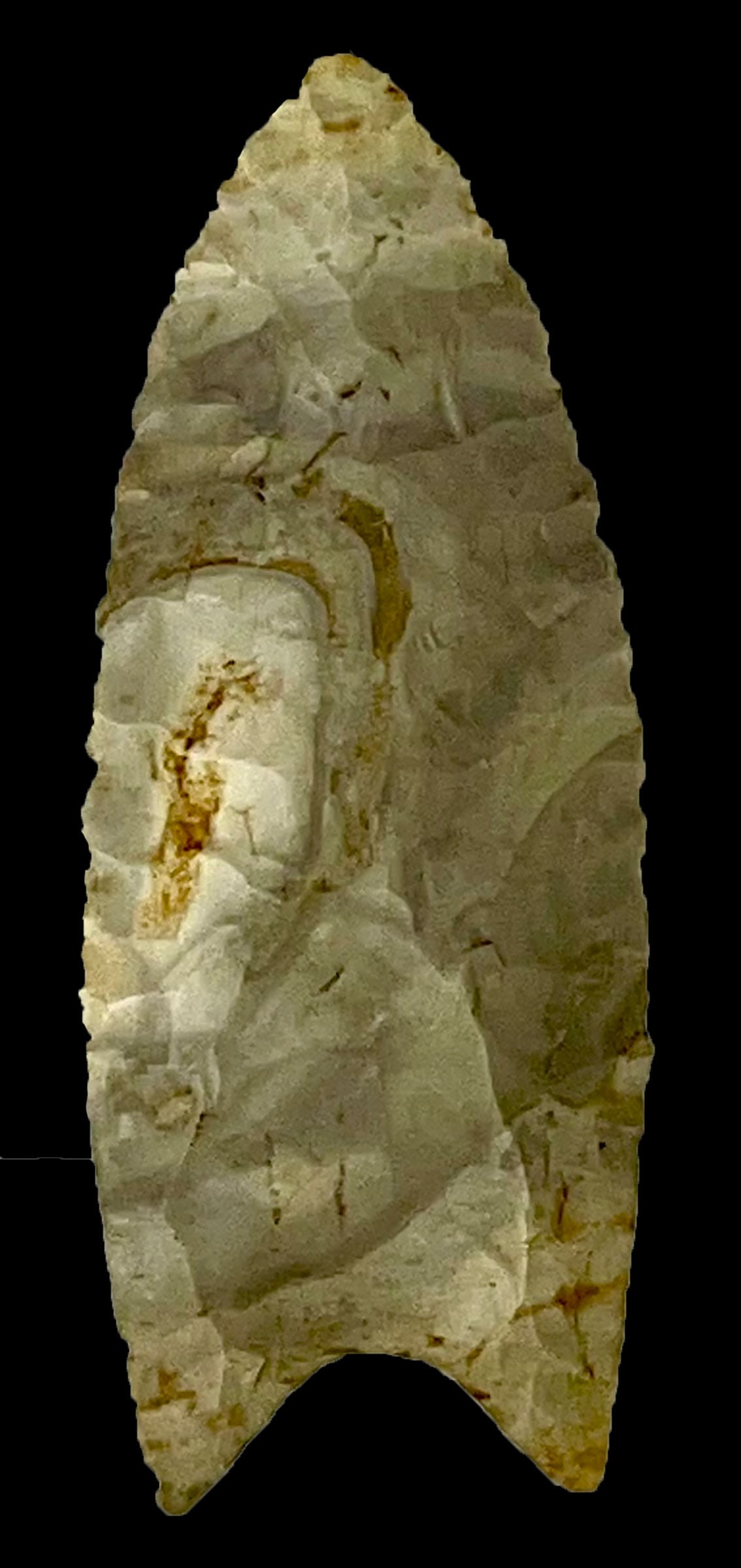 2 7/8" Clovis. Mozarkite. Ilinois. Ex Dr. Dunsif Collection (1 of 2)