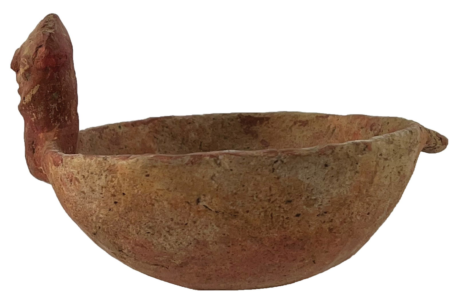 7 1/4" Human Face Effigy Bowl. Lee Co, AR. Davis and Jackson COA's (1 of 8)