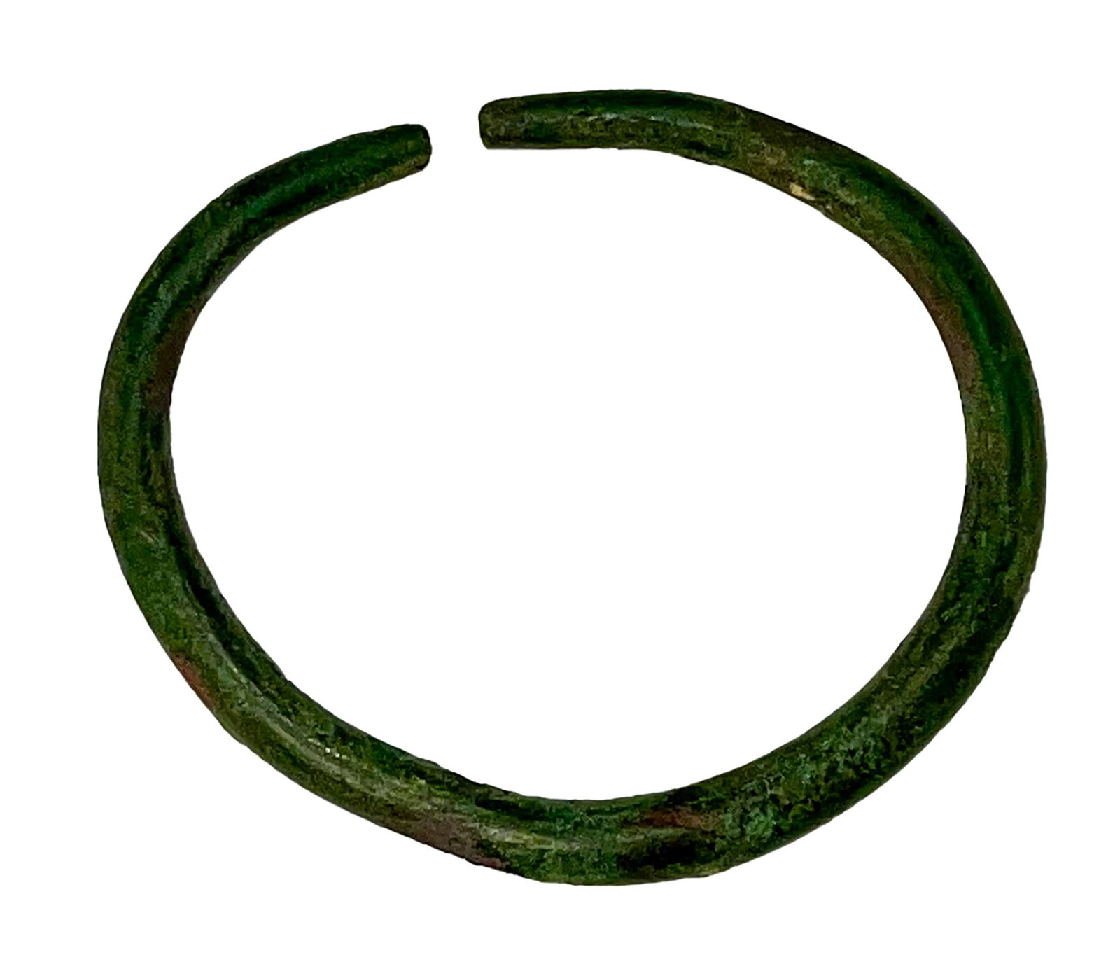 2 1/2" Hopewell Copper Bracelt. Recovered in 1892 by J.L. Dupont (1 of 2)