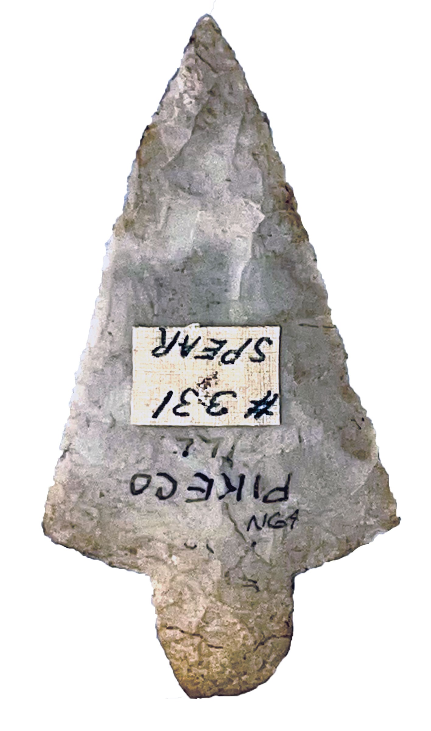 3 1/2" Dickson. Pike Co, IL.  Ex Michael Spear, Robert Ward. (1 of 2)