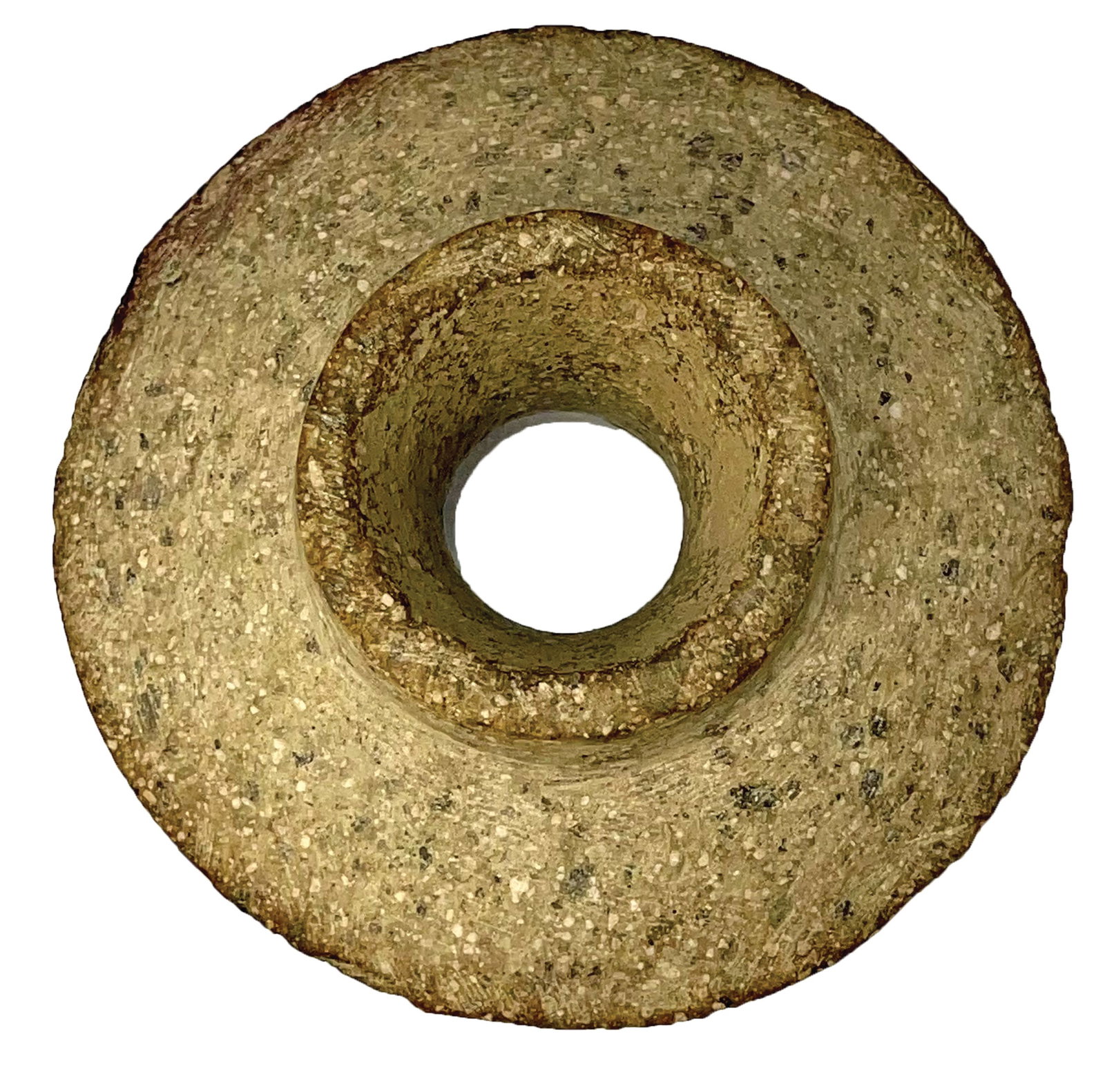 4 3/16" Ancient Inca Stone Mace. South America. Motley COA (1 of 6)