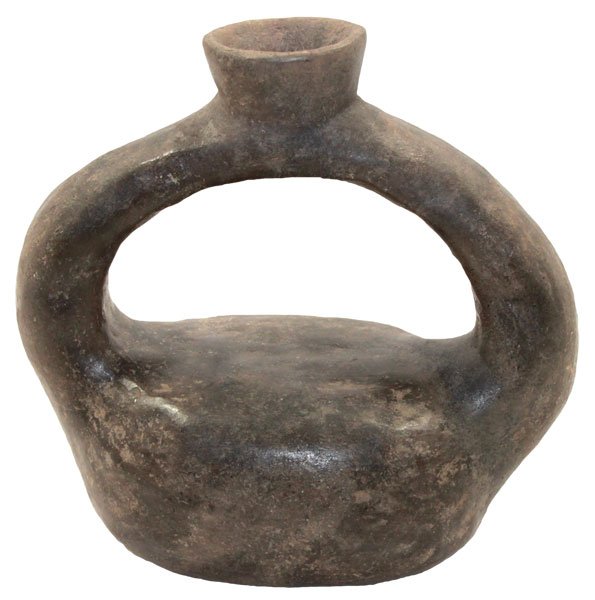 5 3/8” Tall Stirrup Bottle. MS Co, AR. Ex-Dr. Me: 5 3/8” Tall Stirrup Bottle. MS Co, AR. Ex-Dr. Meek. Minor glue/rim rst. Beautiful example. Partain Paper