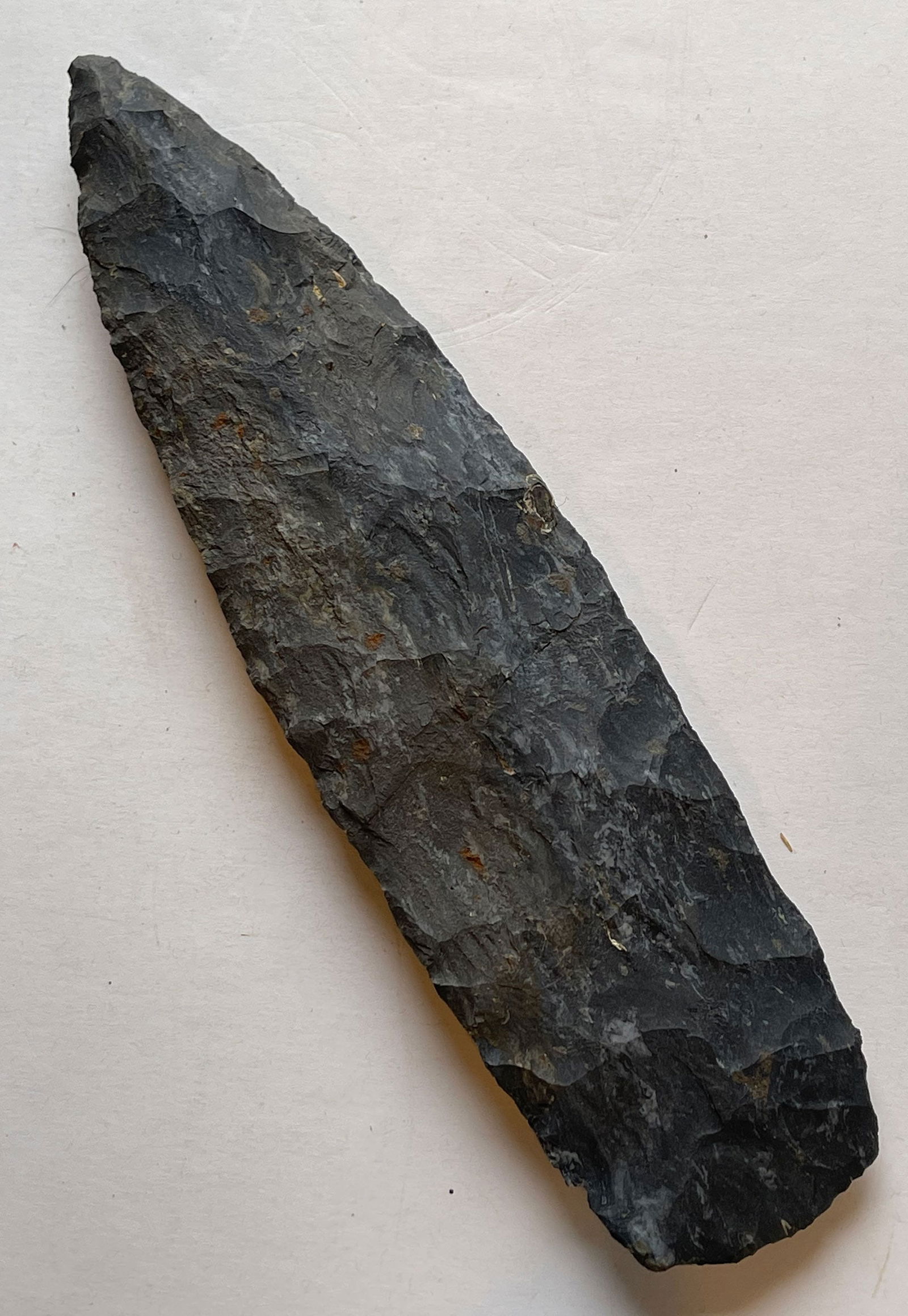 8" Large Spear Point.  Ex-David Cunningham. (1 of 2)