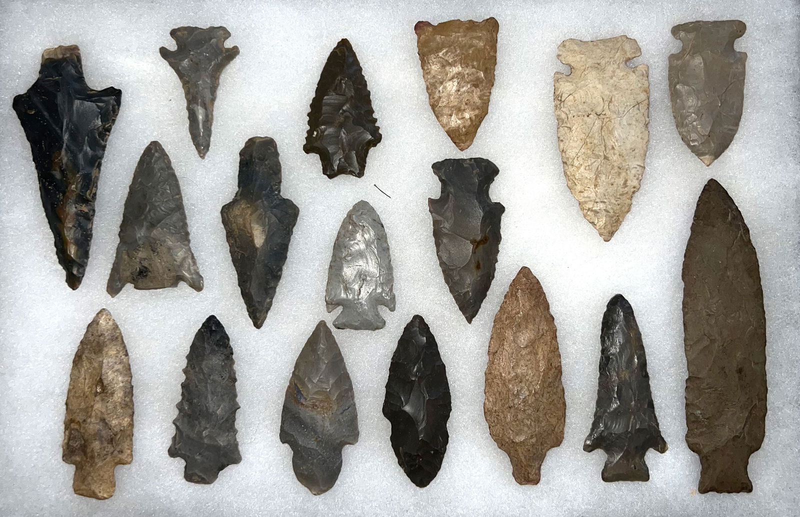 17 Kentucky Points.  2"- 4 1/2".  Ex-Dale Rector. (1 of 2)