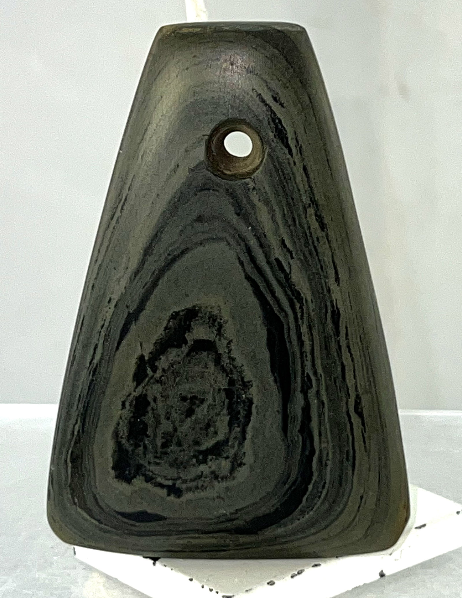 3 3/16" Slate Pendant. Ex-Tom Davis.: 3 3/16" Slate Pendant. Kentucky. Ex-Tom Davis.