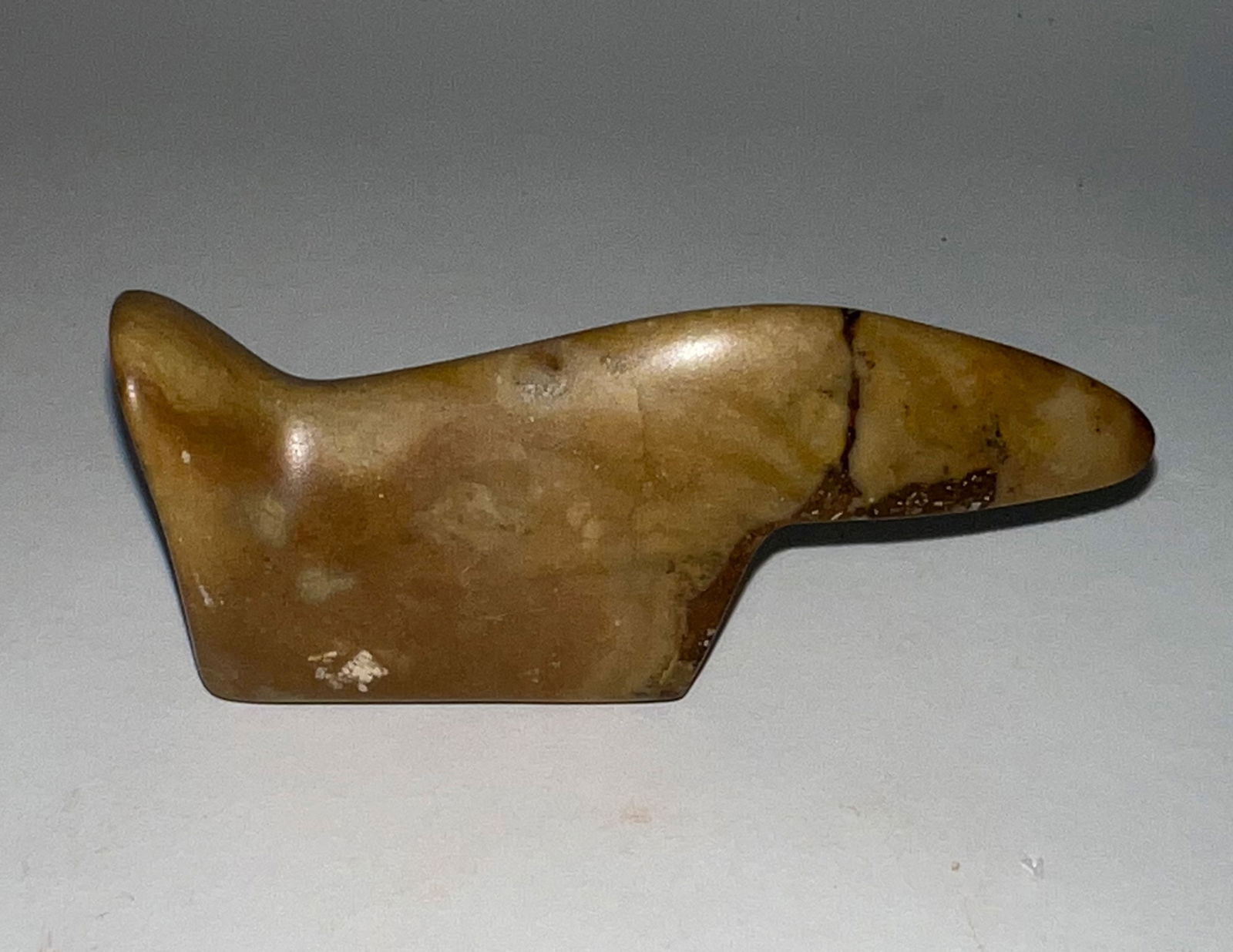 3 5/8" Quartz Birdstone.  COA.  Ex-Burton/Teubner Estate. (1 of 6)