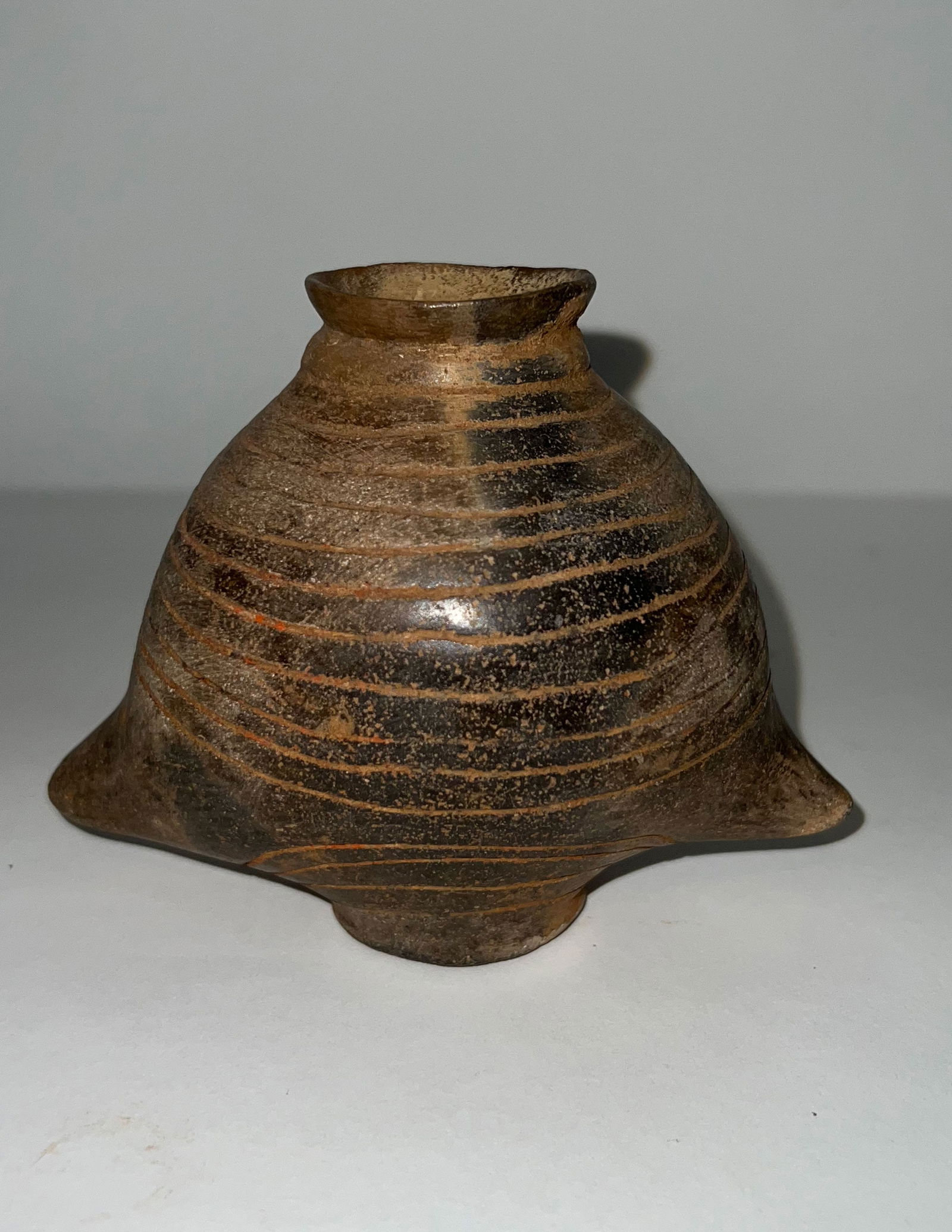 4" Caddo Incised.  Ex-Burton/Teubner Estate. (1 of 5)