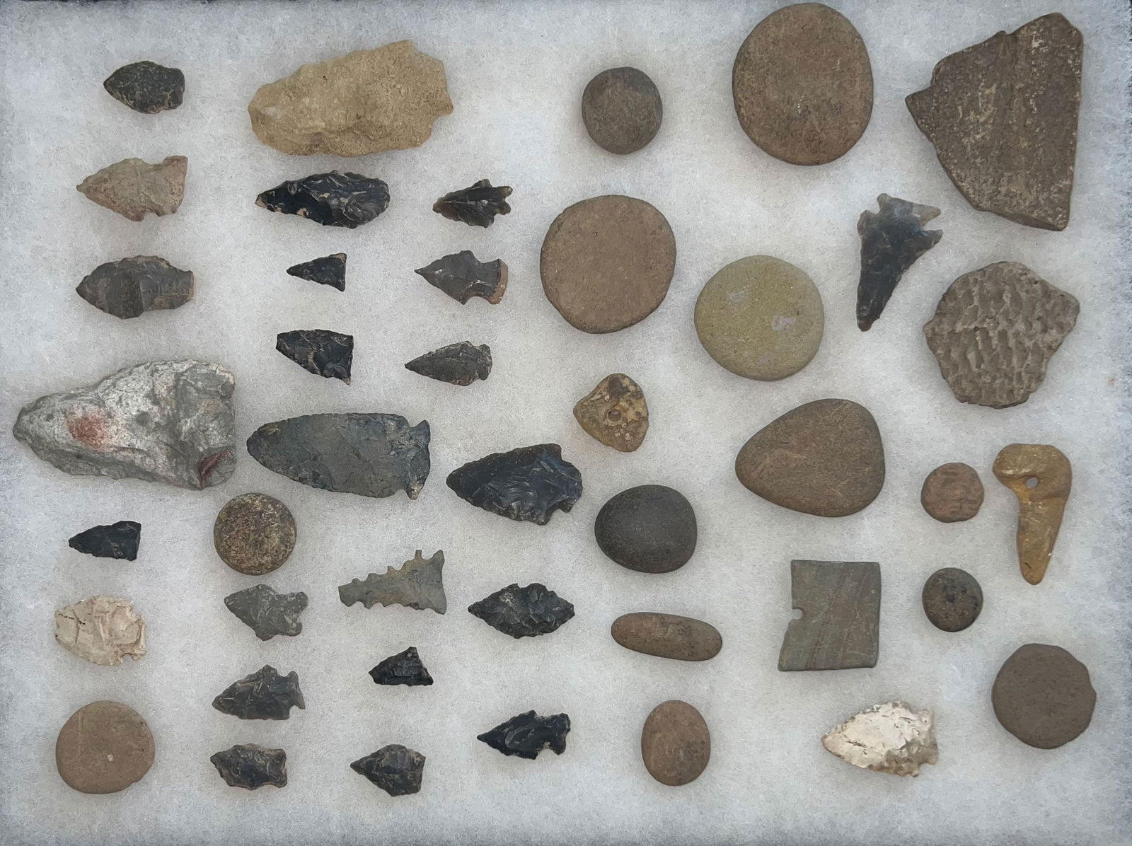 Frame with 41 Tennessee Points.  Ex-Stan Ryland. (1 of 3)