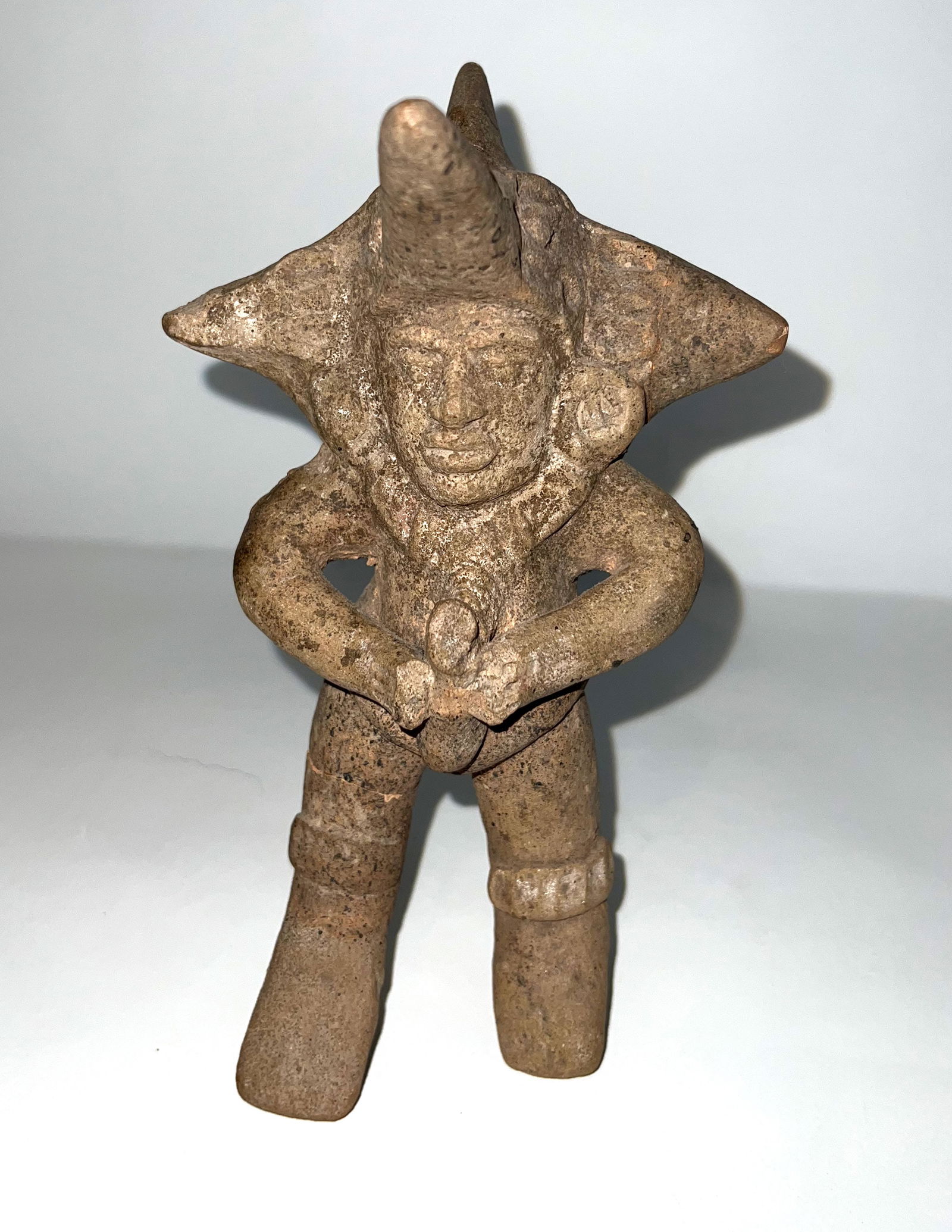 7 1/2" Vera Cruz Ballplayer Figure.  Ex-Burton/Teubner Estate. (1 of 4)