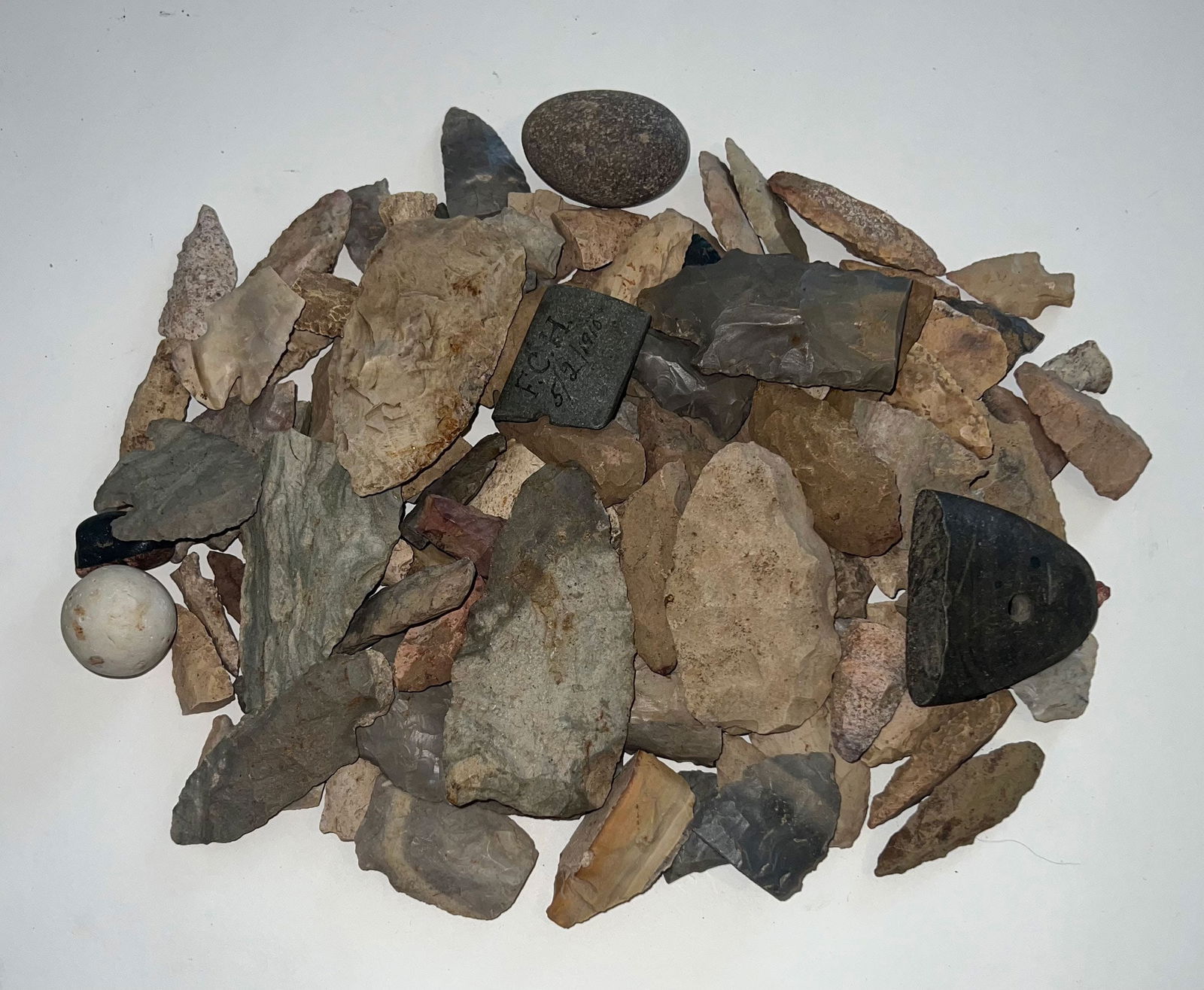 Pile of 110 Field Grade Artifacts.  Ex-Stan Ryland. (1 of 4)