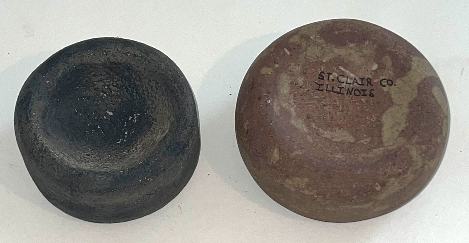 2 Discoidals (3 1/4" and 4").  Ex-David Cunningham. (1 of 2)