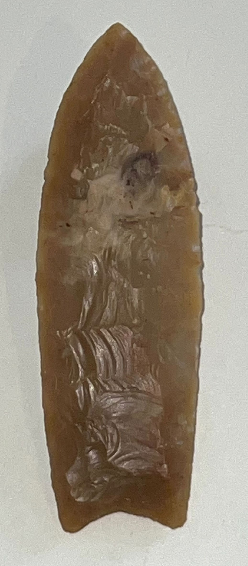 3 3/4" Fluted Clovis.  Ex-David Cunningham. (1 of 2)