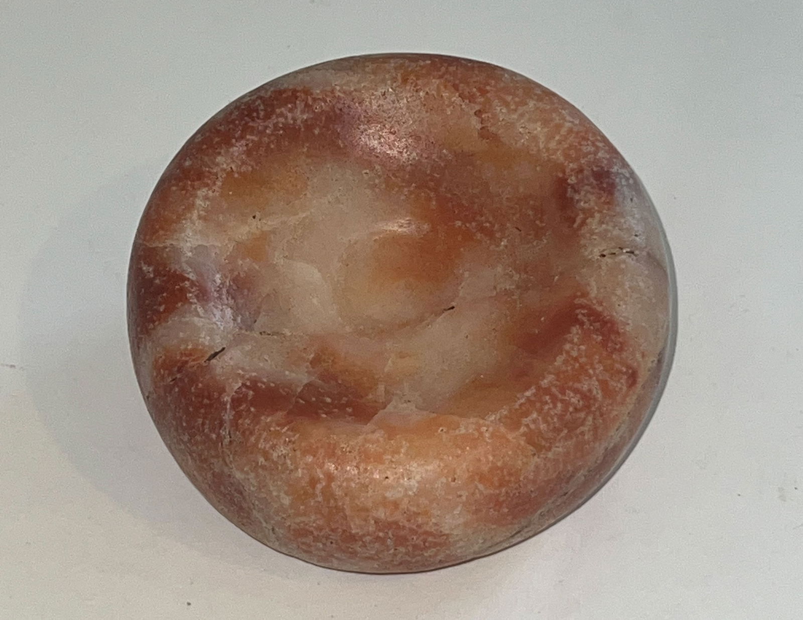 4 1/8" Double Cupped Discoidal.  Ohio.  Ex-David Cunningham. (1 of 4)