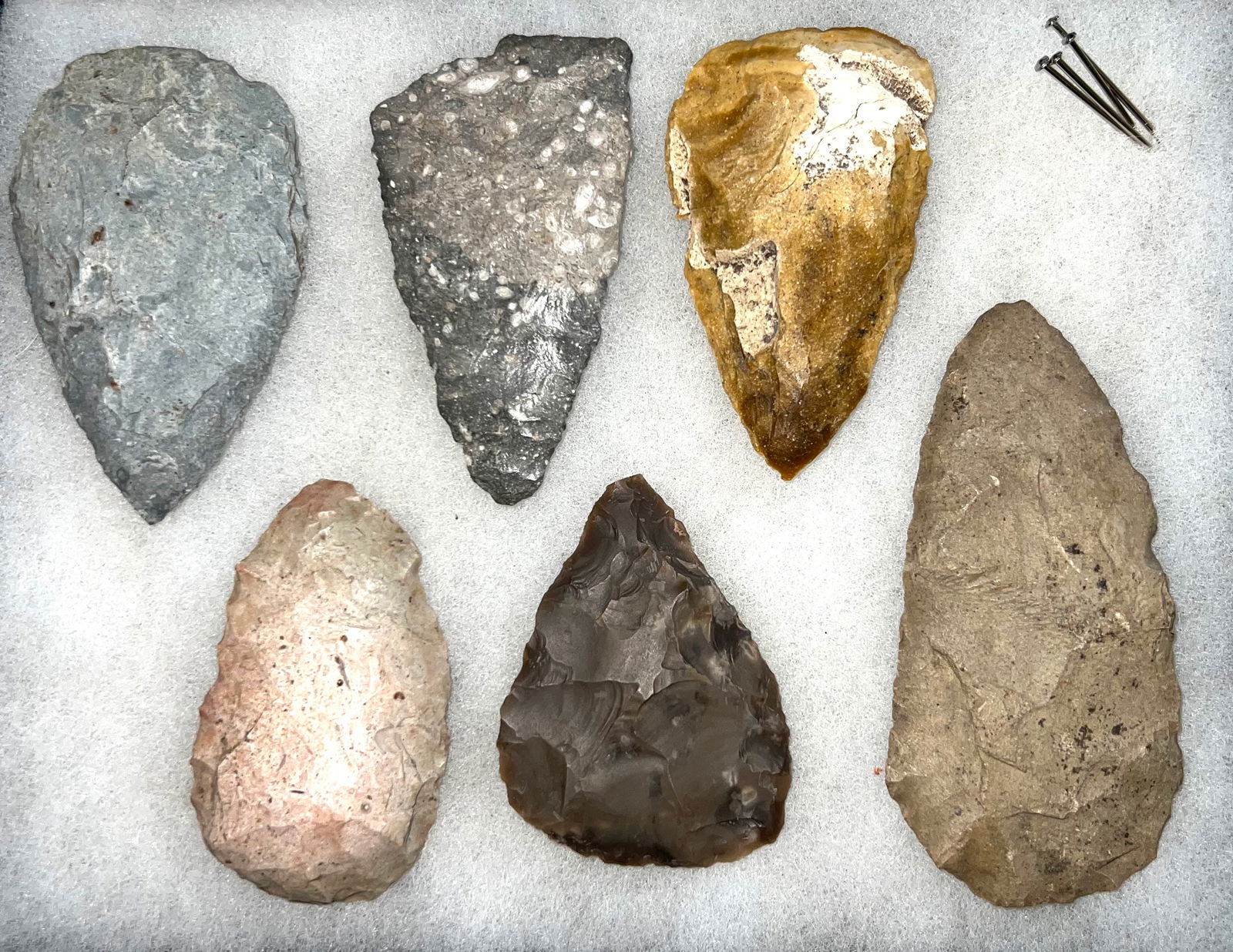 Group of 6 Scrappers.  Ex-David Cunningham. (1 of 2)