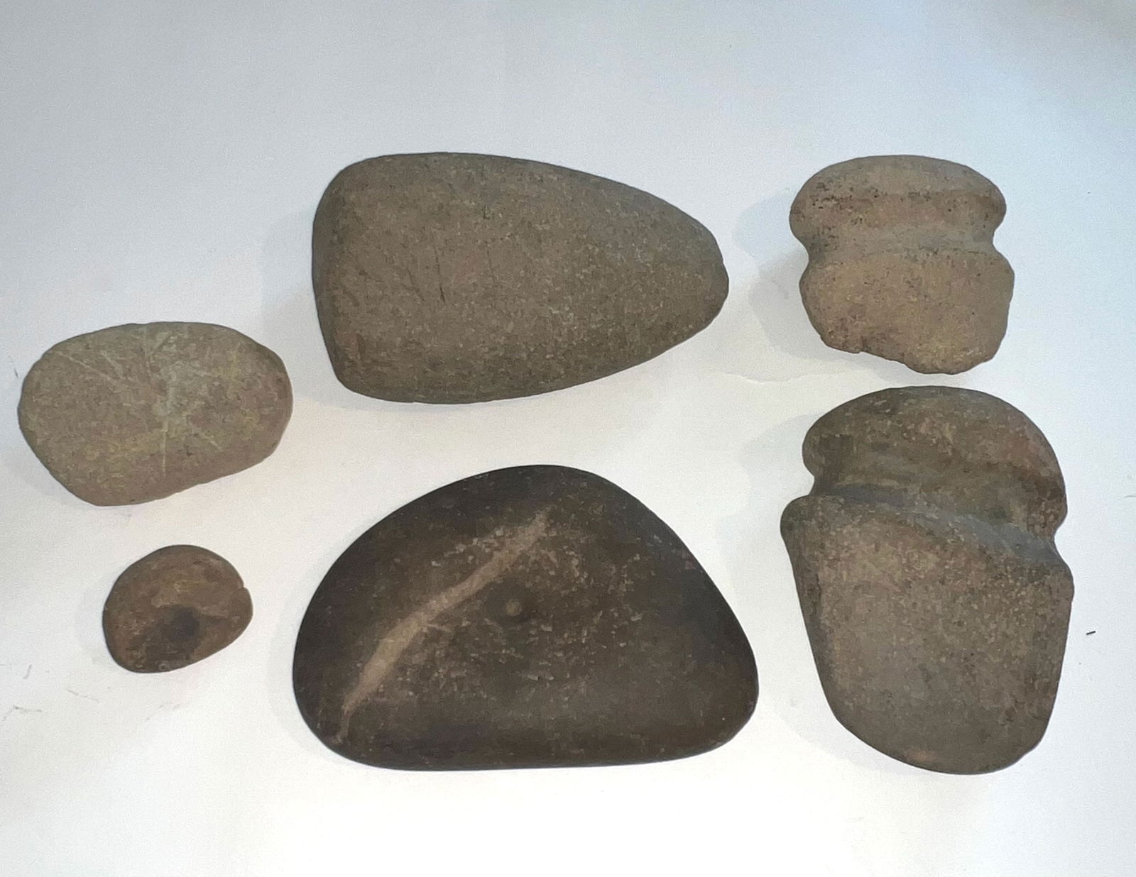 Group Of 6 Stone Artifacts.  Ex-Stan Ryland. (1 of 5)