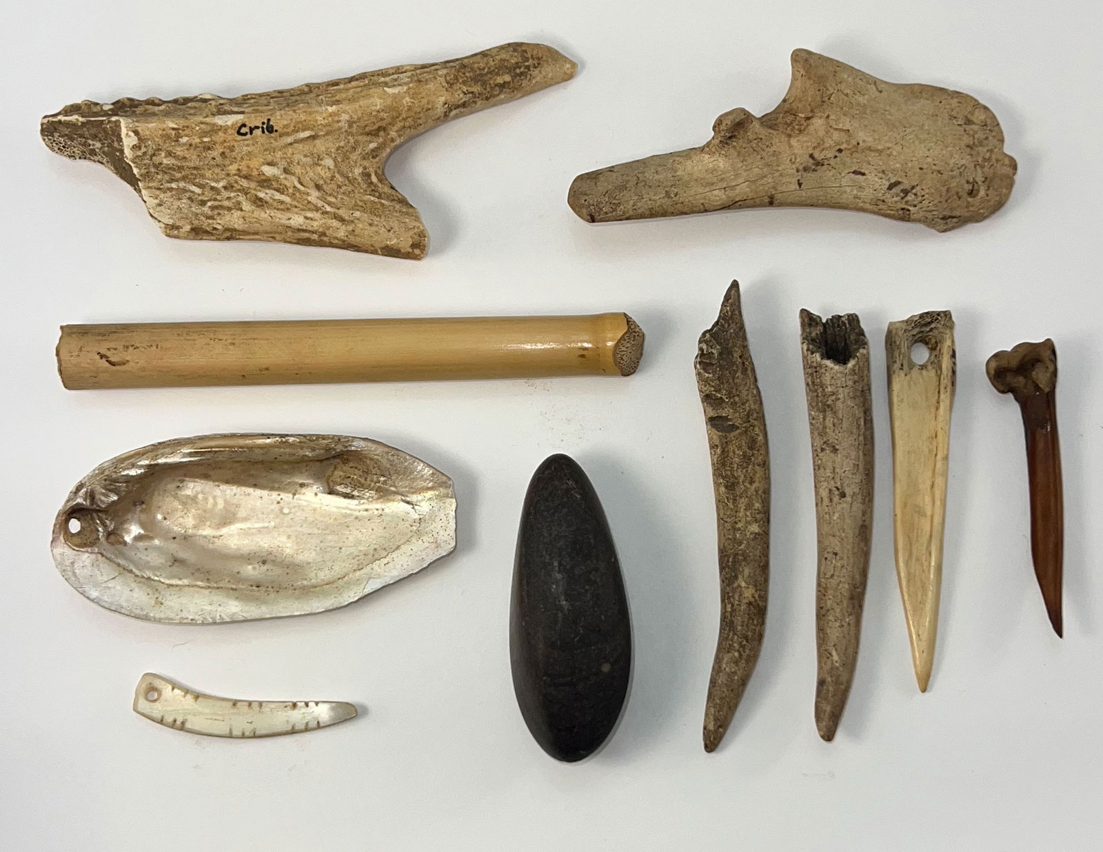 10 Crib Mound Tools.  Spencer County, IN.  Ex-Evan Maurer. (1 of 1)