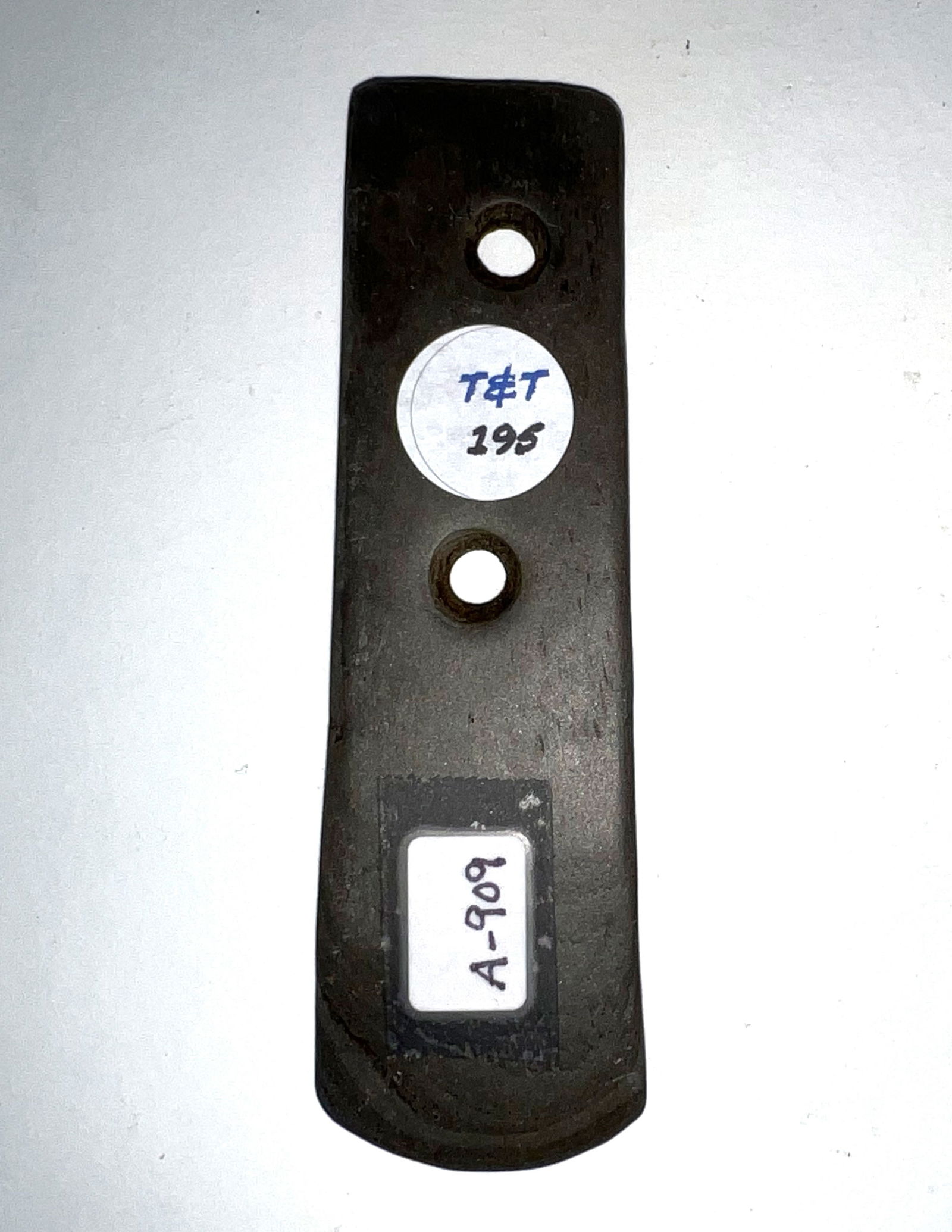 4 3/4" Slate Pendant.  Missouri.  Ex-Bill Rawlitte and David Cunningham. (1 of 2)