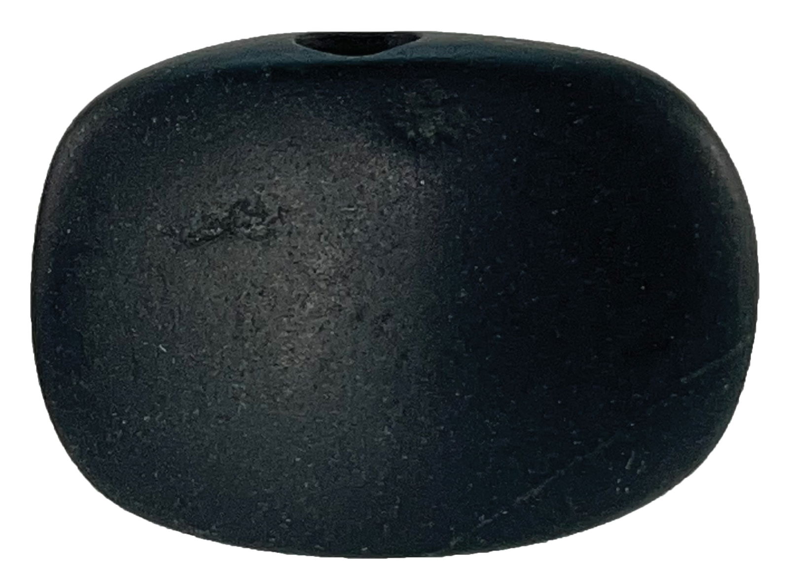 2 1/2" Bannerstone. Dense Slate. OH. Partain COA. (1 of 9)