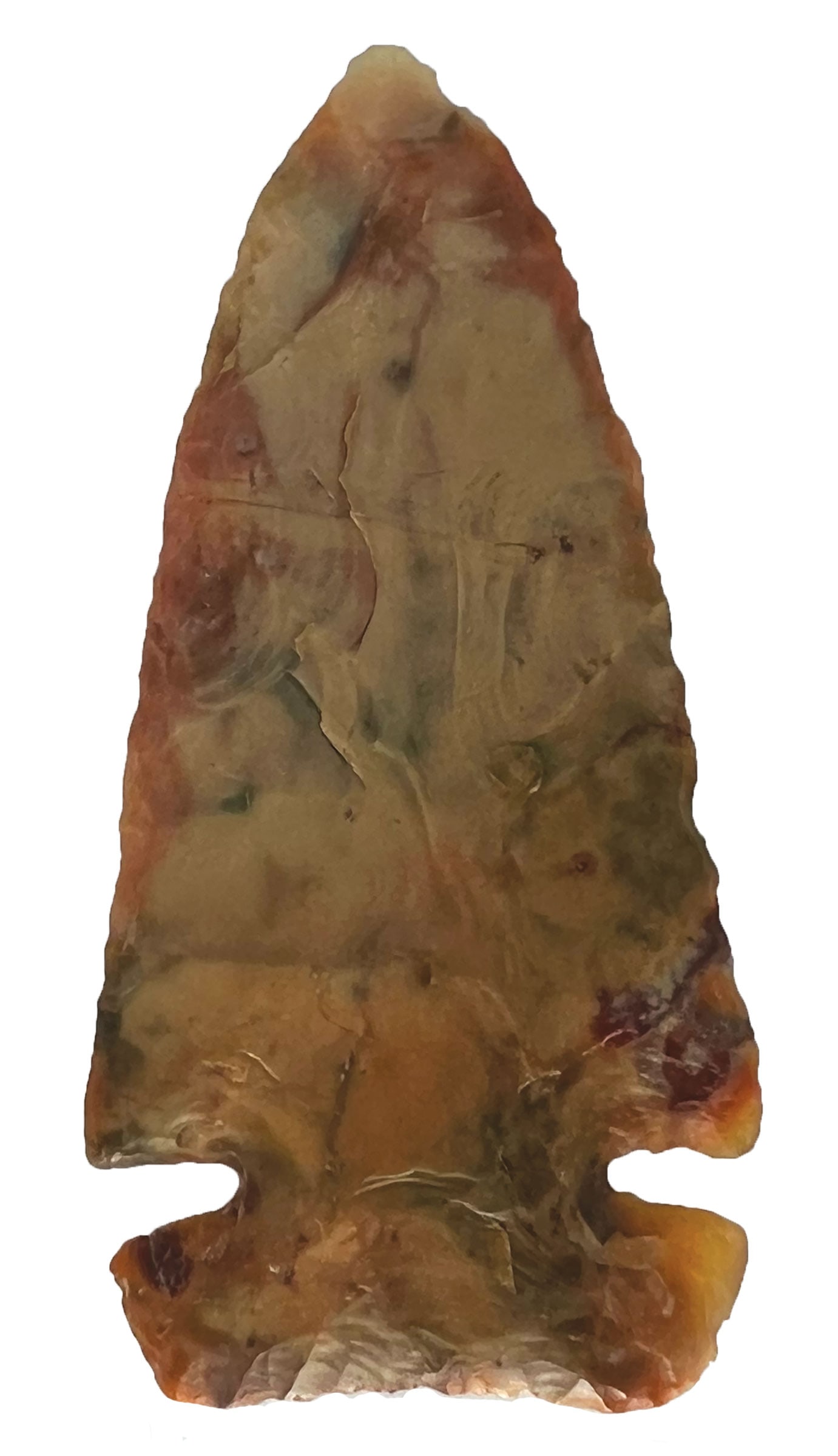 3 3/16" Thebes. Colorful Flintridge. Union Co, OH. Rogers COA. (1 of 3)